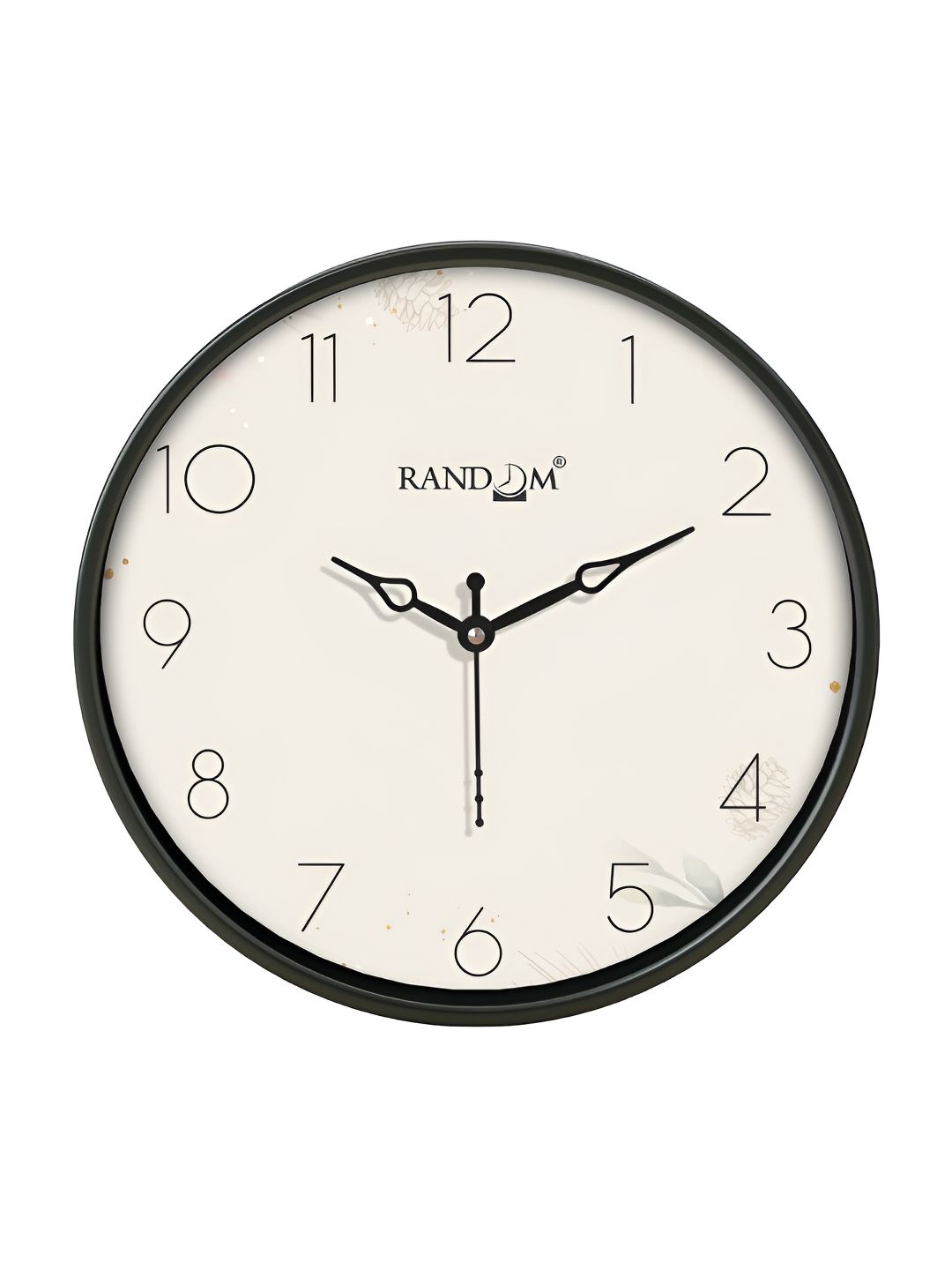 RANDOM Black & Off White Contemporary Wall Clock-picture-41