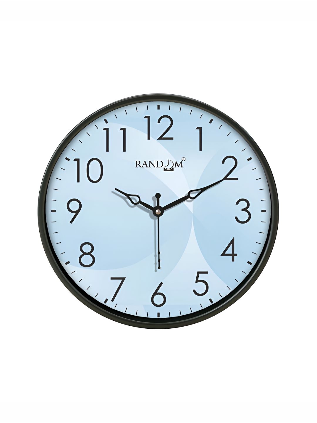 RANDOM Black & Blue Printed Contemporary Wall Clock-picture-27