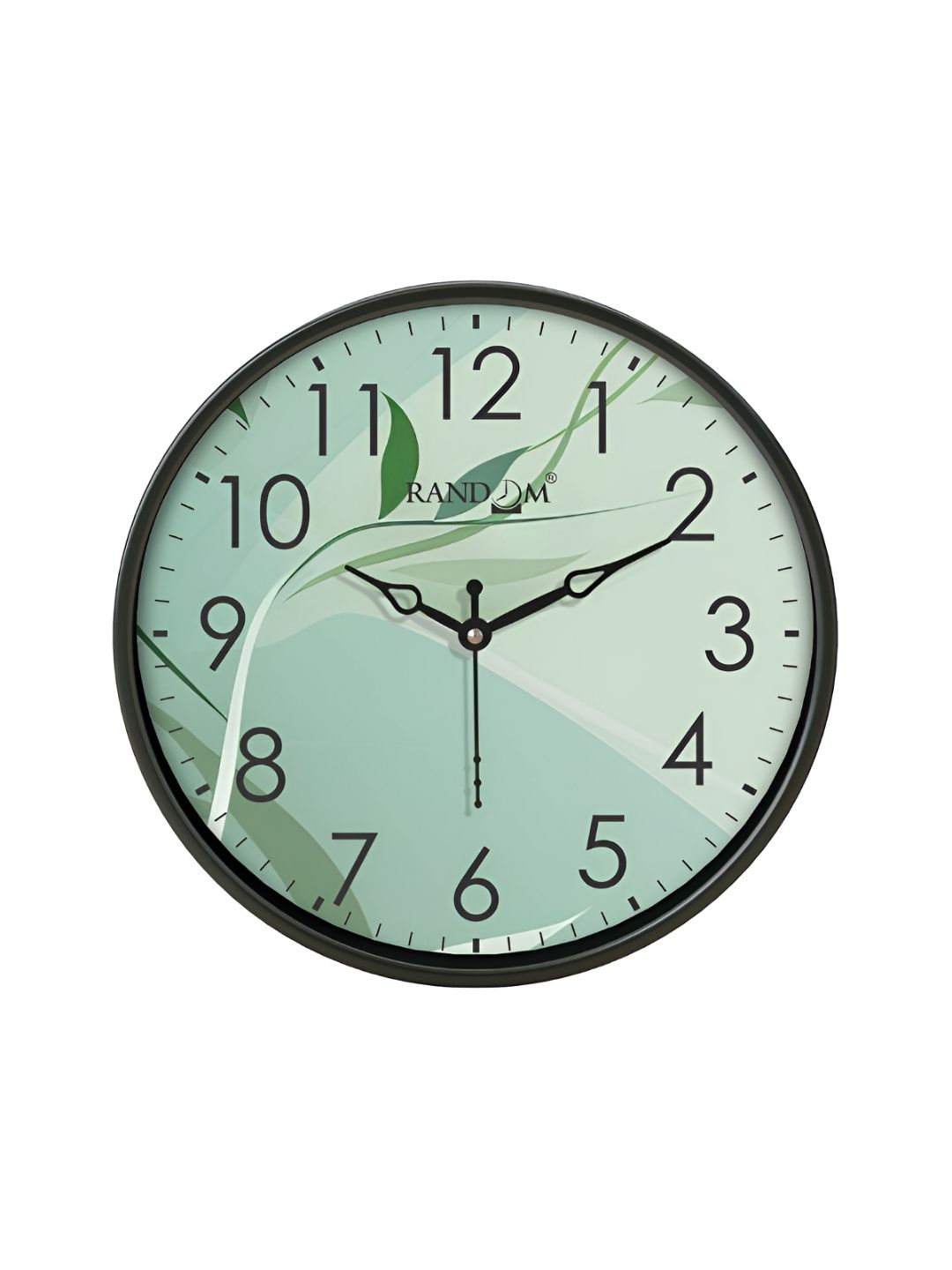RANDOM Black & Green Printed Contemporary Wall Clock-picture-33
