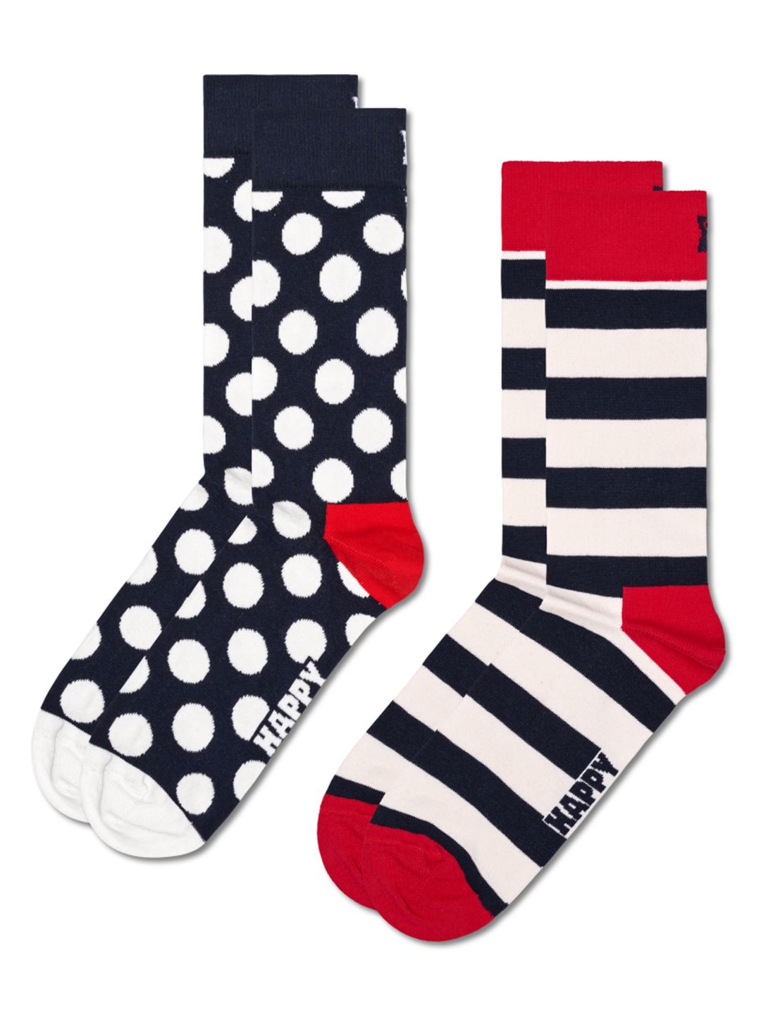 Happy Socks Pack Of 2 Patterned Calf Length Socks-image-32