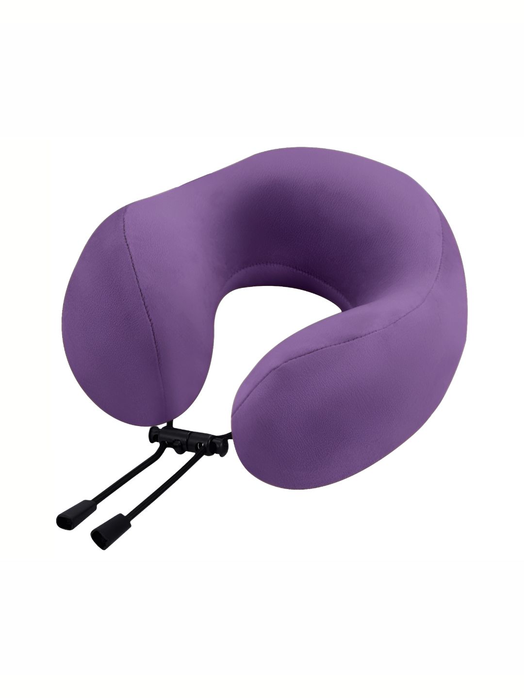 BILLEBON Lavender Faux Velvet Breathable Travel Neck Pillow-picture-36