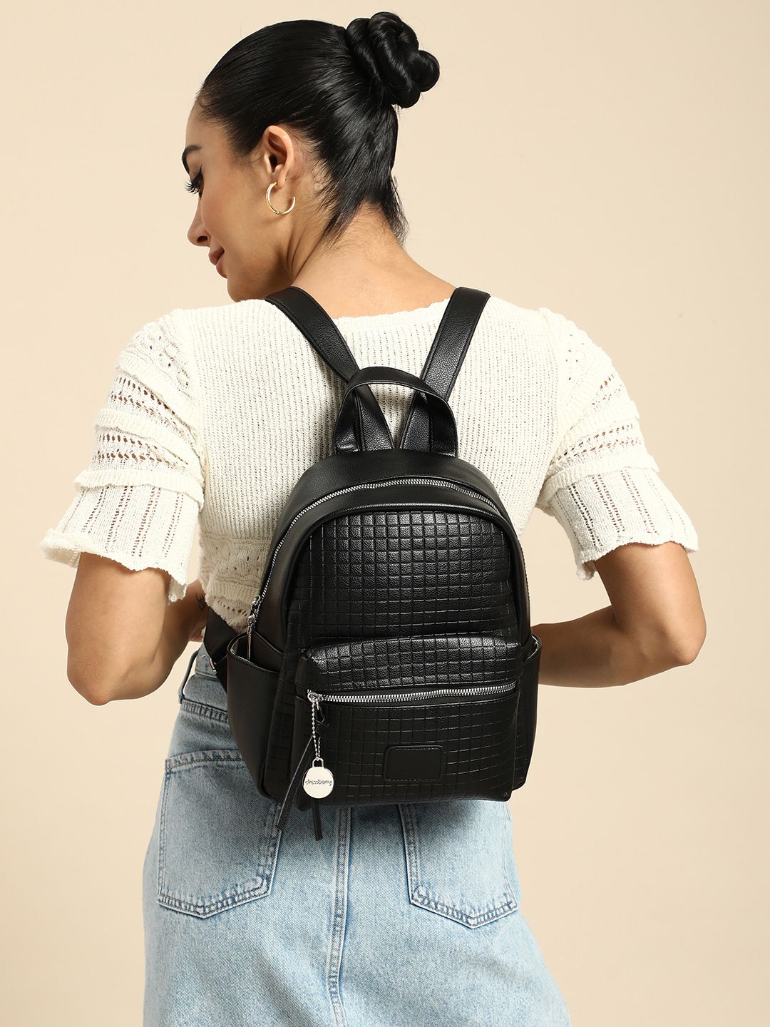 DressBerry Women Checked Backpack-picture-54