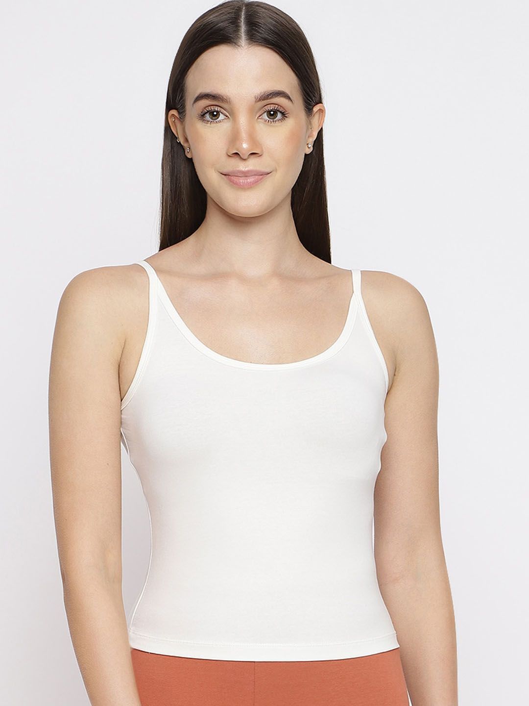 La Intimo Shoulder Strap Non Padded Cotton Camisoles
