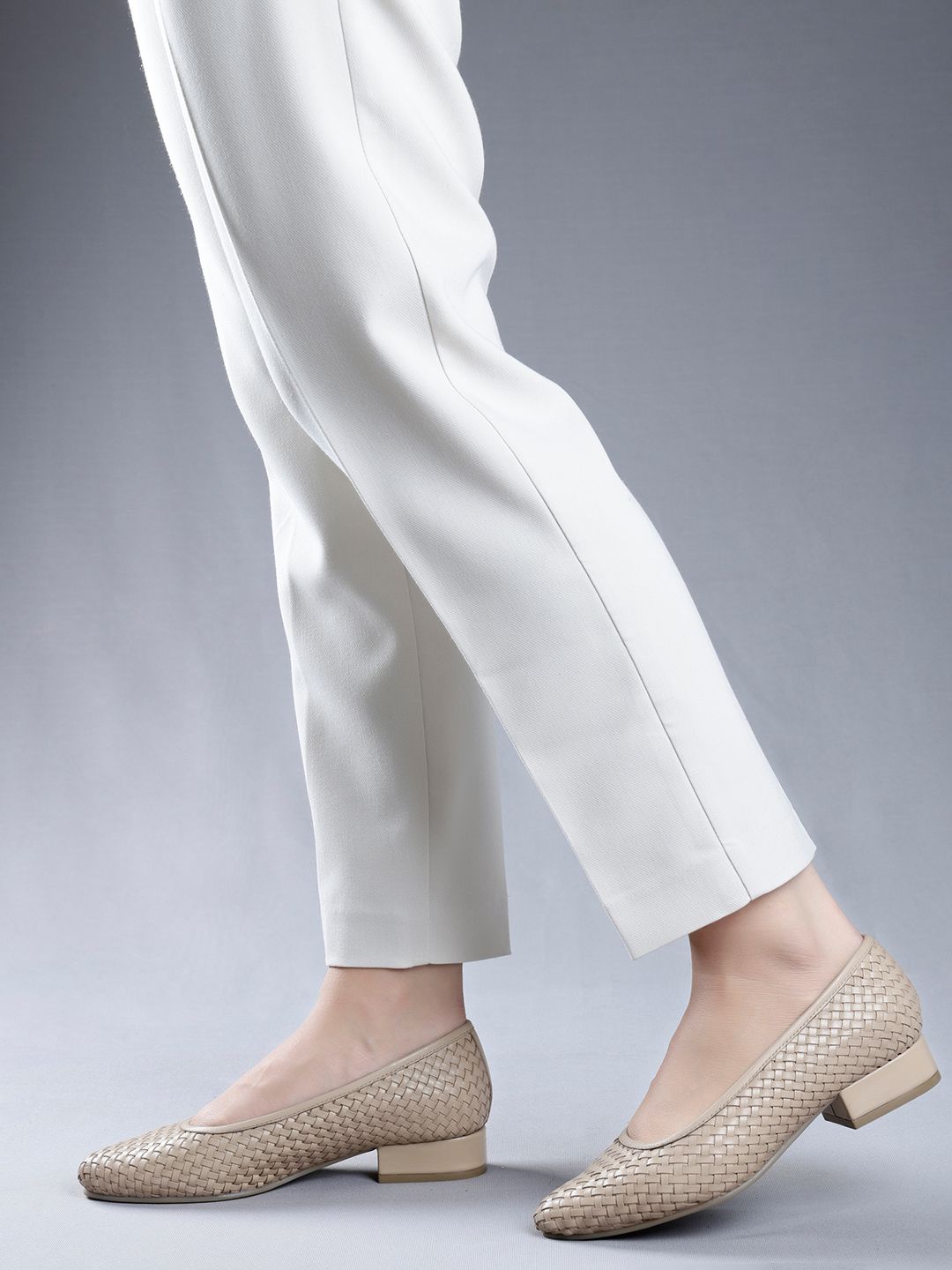 Oroh Textured Leather Block Pumps-picture-10