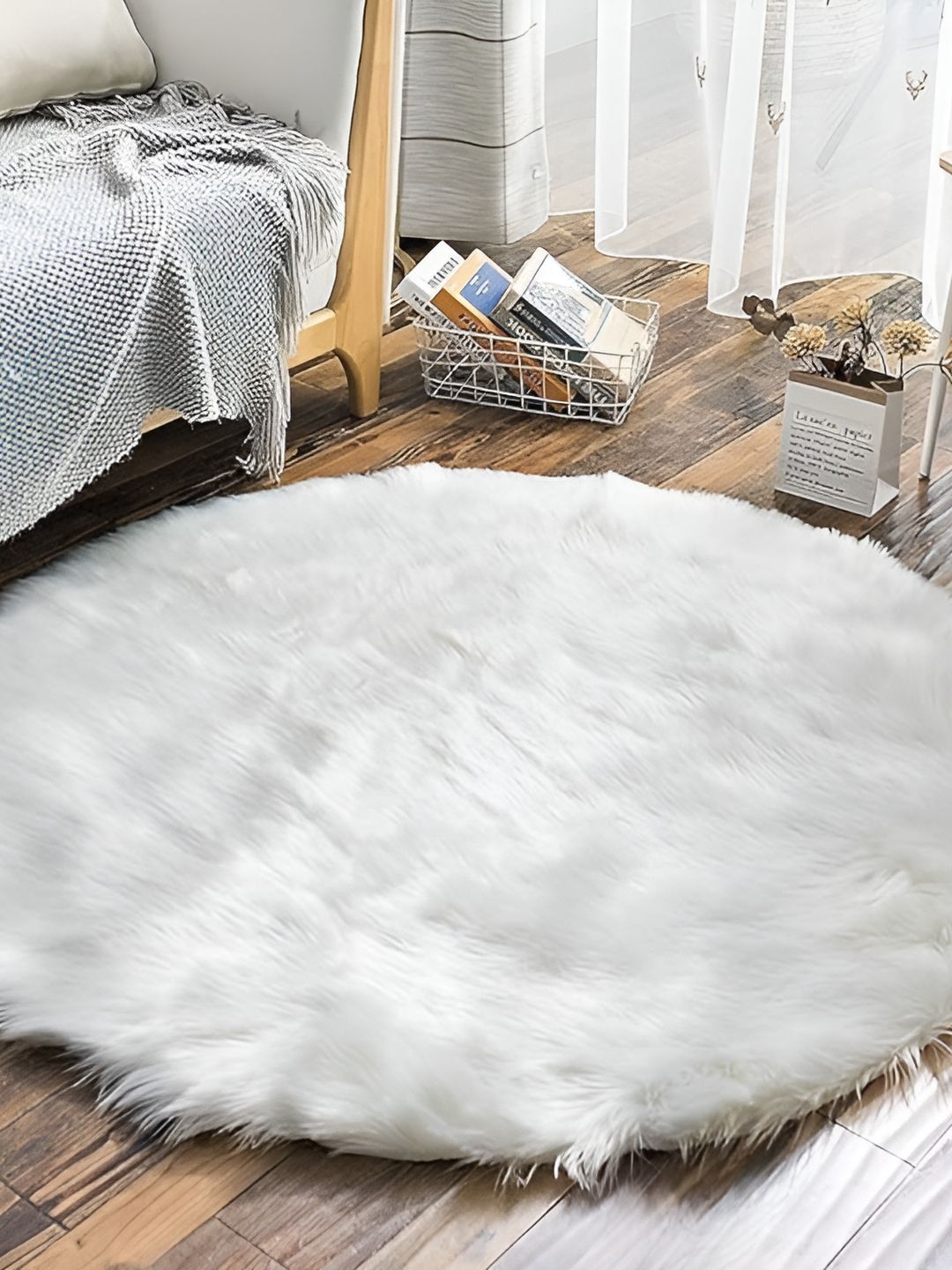 Cottonfry White No Shredding Woollen Carpet-picture-46