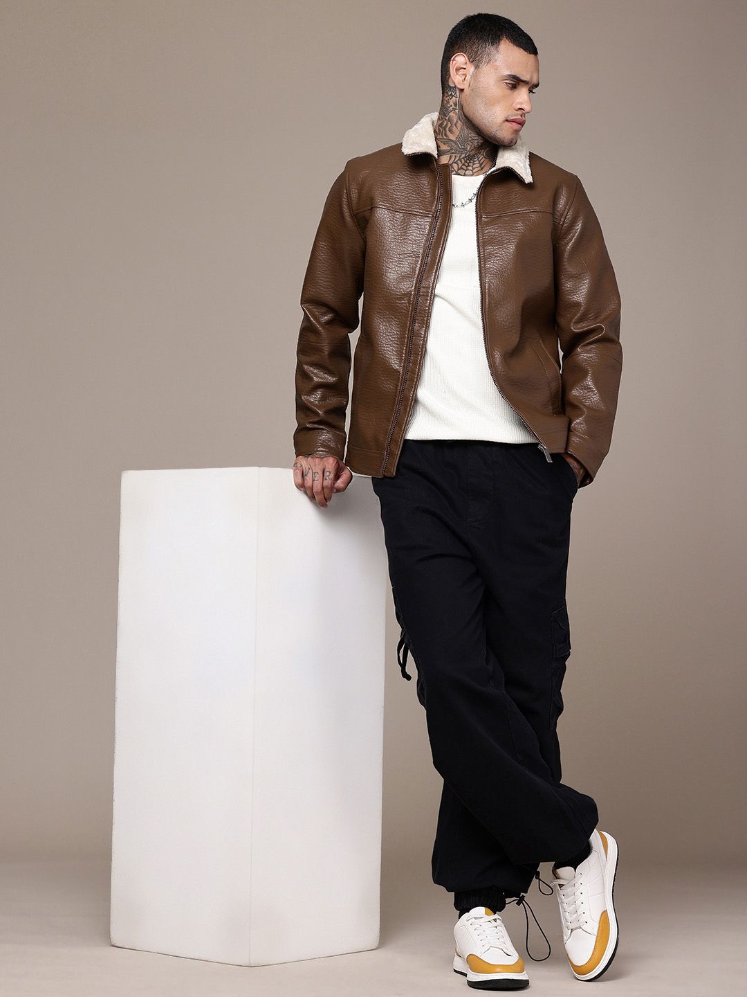 Buy WROGN Faux Fur Trim Tailored Jacket - Jackets for Men 29581580