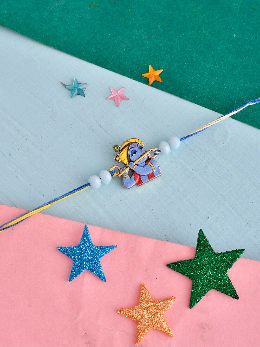 Voylla Lord Krishna Kids Thread Rakhi For Kids-picture-30