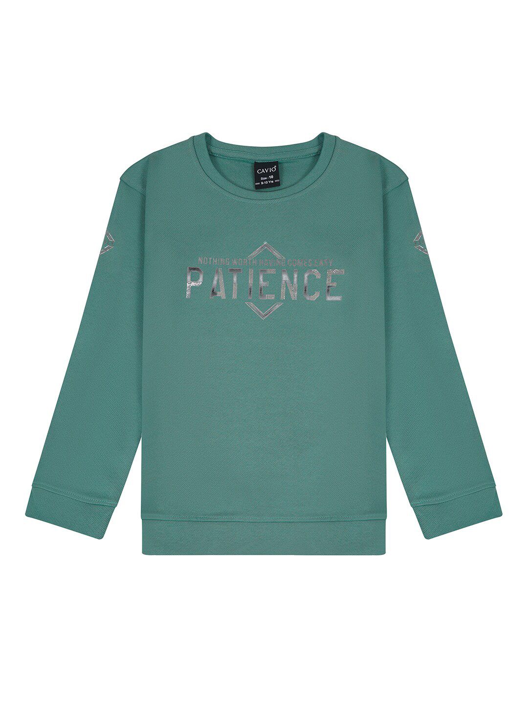 CAVIO Boys Typography Printed Round Neck Cotton Pullover Sweatshirt-picture-51