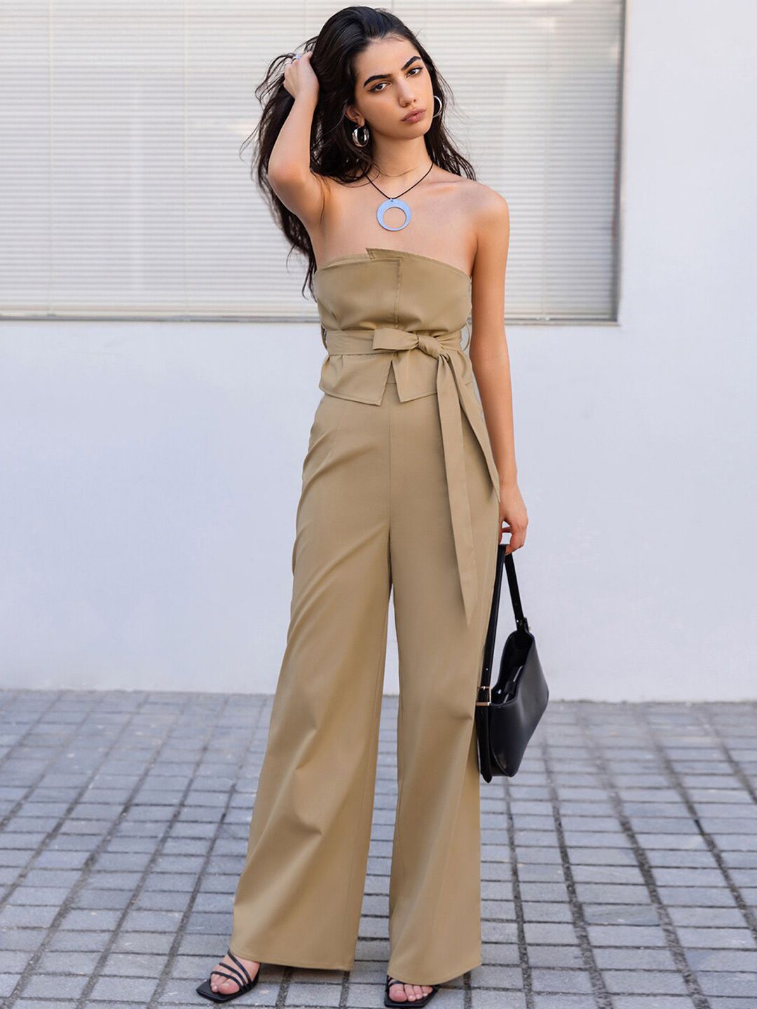 JC Mode Strapless Sleeveless Tube Top With Trousers-picture-49