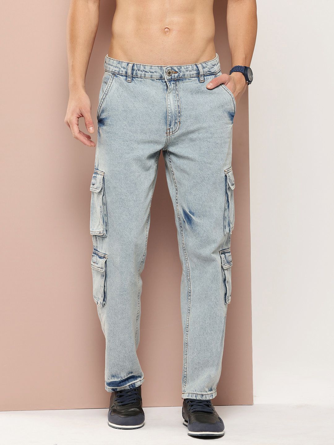 Harvard Men Pure Cotton Straight Fit Jeans-image-15