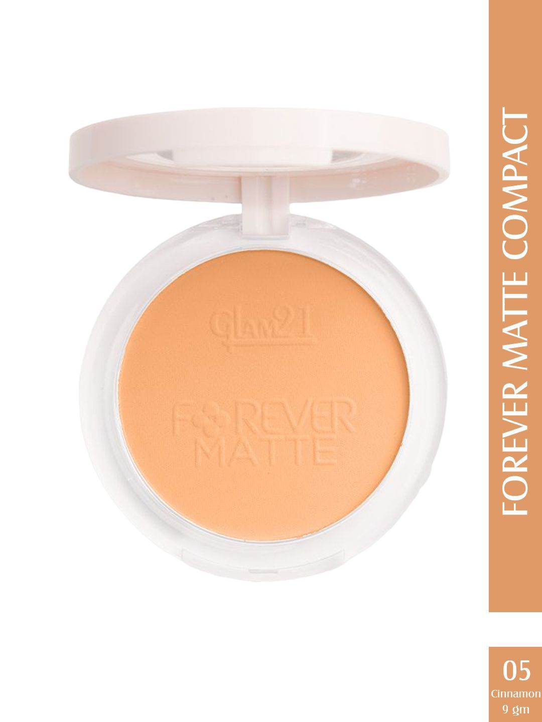 GLAM21 Forever Matte Long Lasting HD Matte Finish Compact Powder 9g - Cinnamon 05