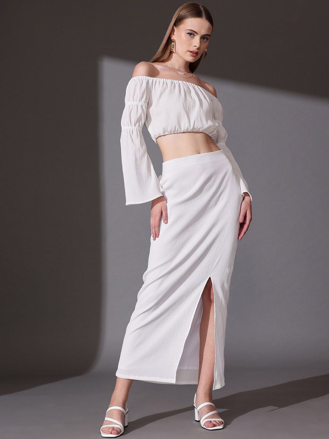 STREET 9 Off-Shoulder Top & Skirt Set-picture-34