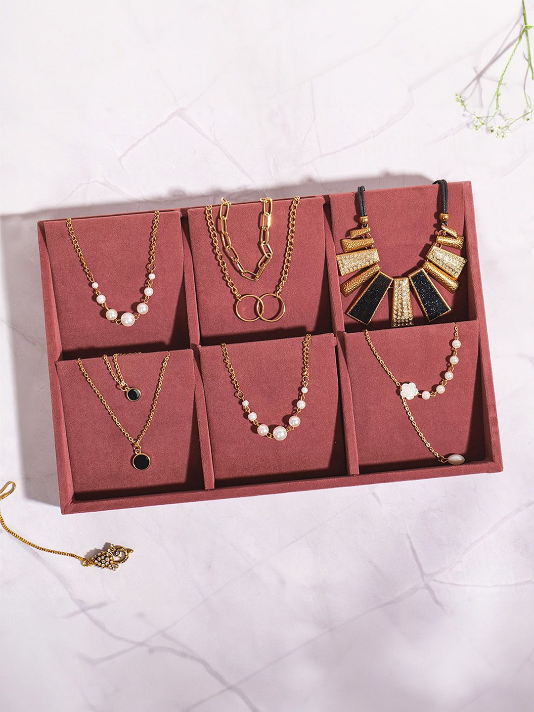 La Trove Pink Regular Jewellery Organiser-picture-23