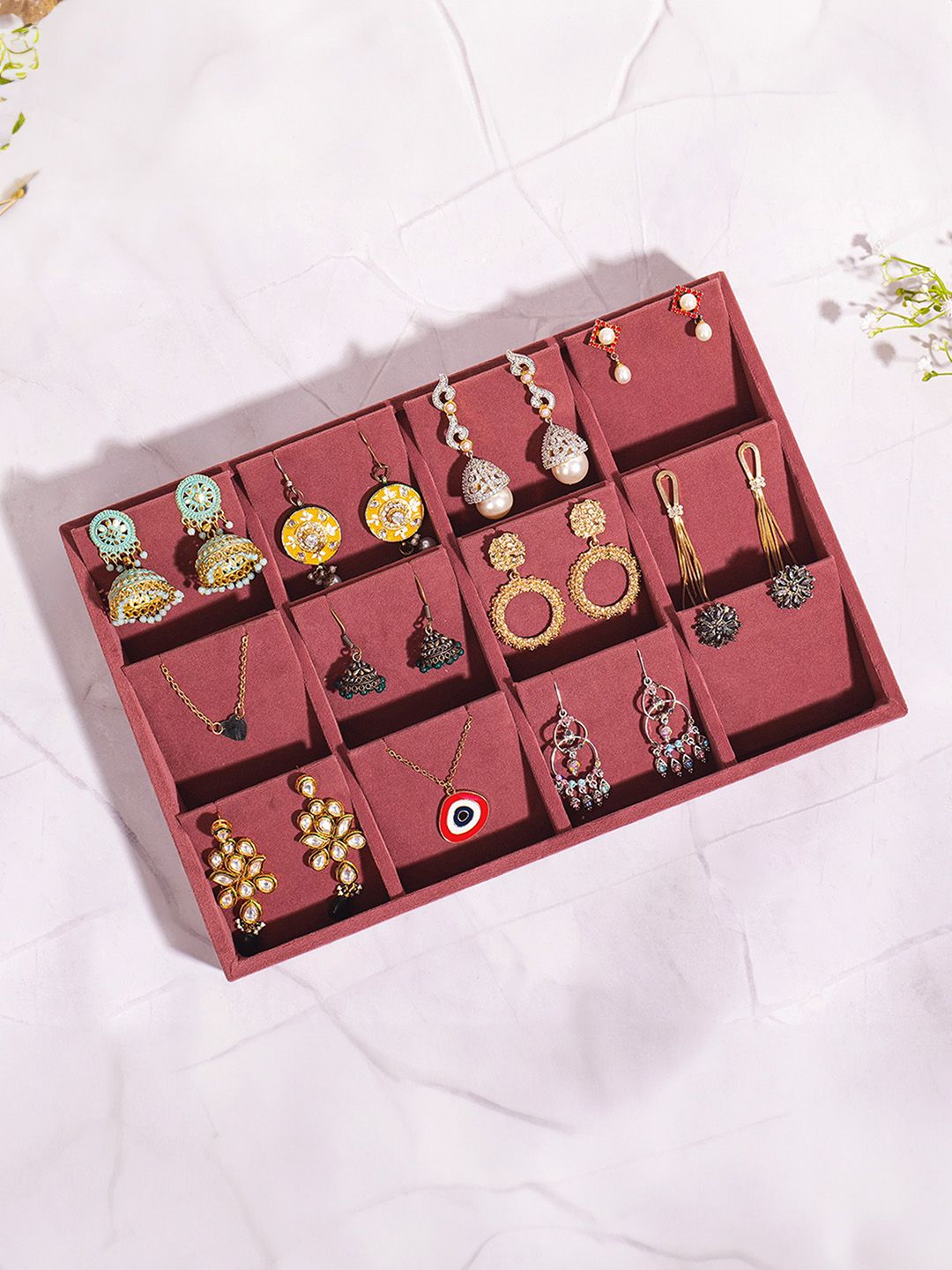 La Trove Pink Regular Jewellery Organisers-picture-30