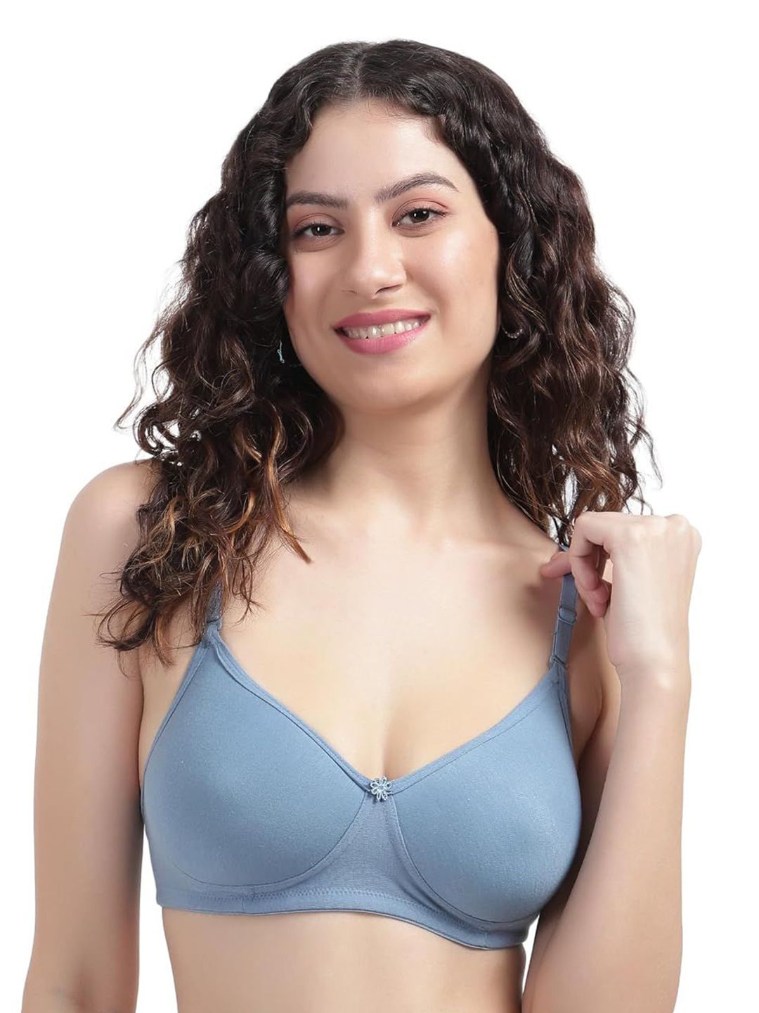 LIONZY Women Solid Full Coverage Lightly Padded Bra