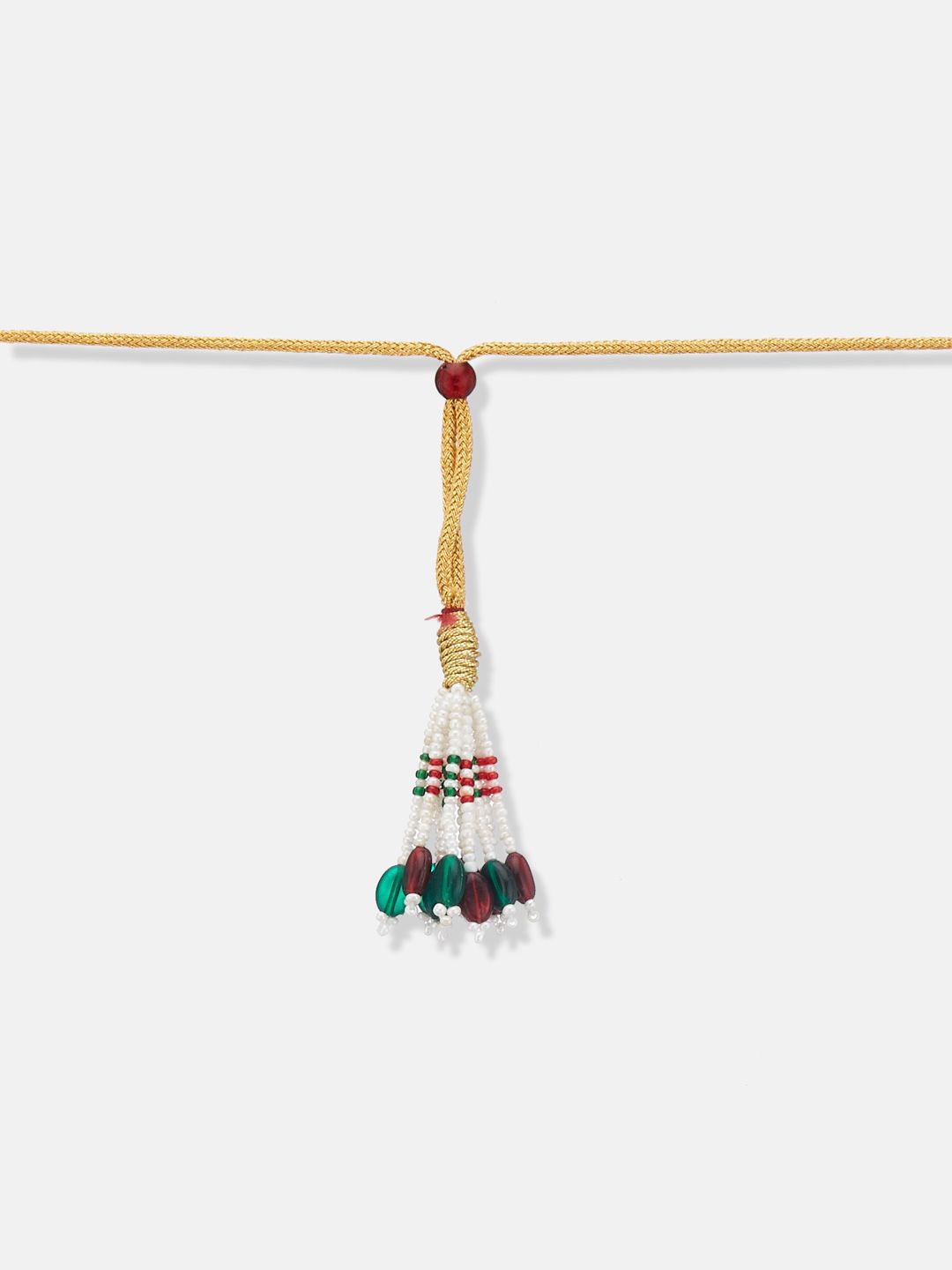 ATIBELLE Beaded Gold-Plated Choker Necklace