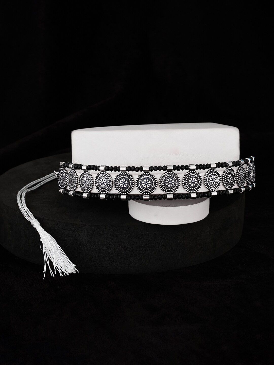 ATIBELLE Brass Silver-Plated Necklace