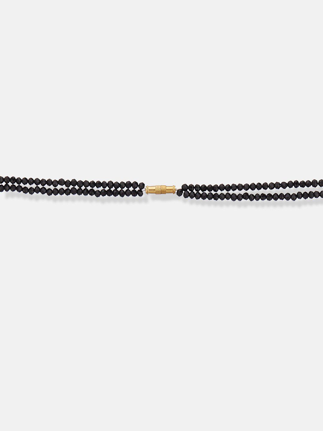 ATIBELLE Gold-Plated Artificial Stones and Beads Mangalsutra
