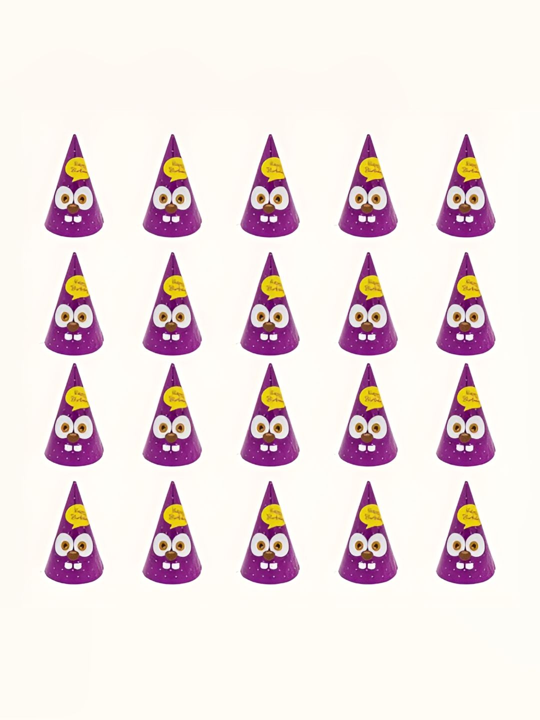 SPECIAL YOU 20 Pcs Purple Happy Birthday Caps-image-9