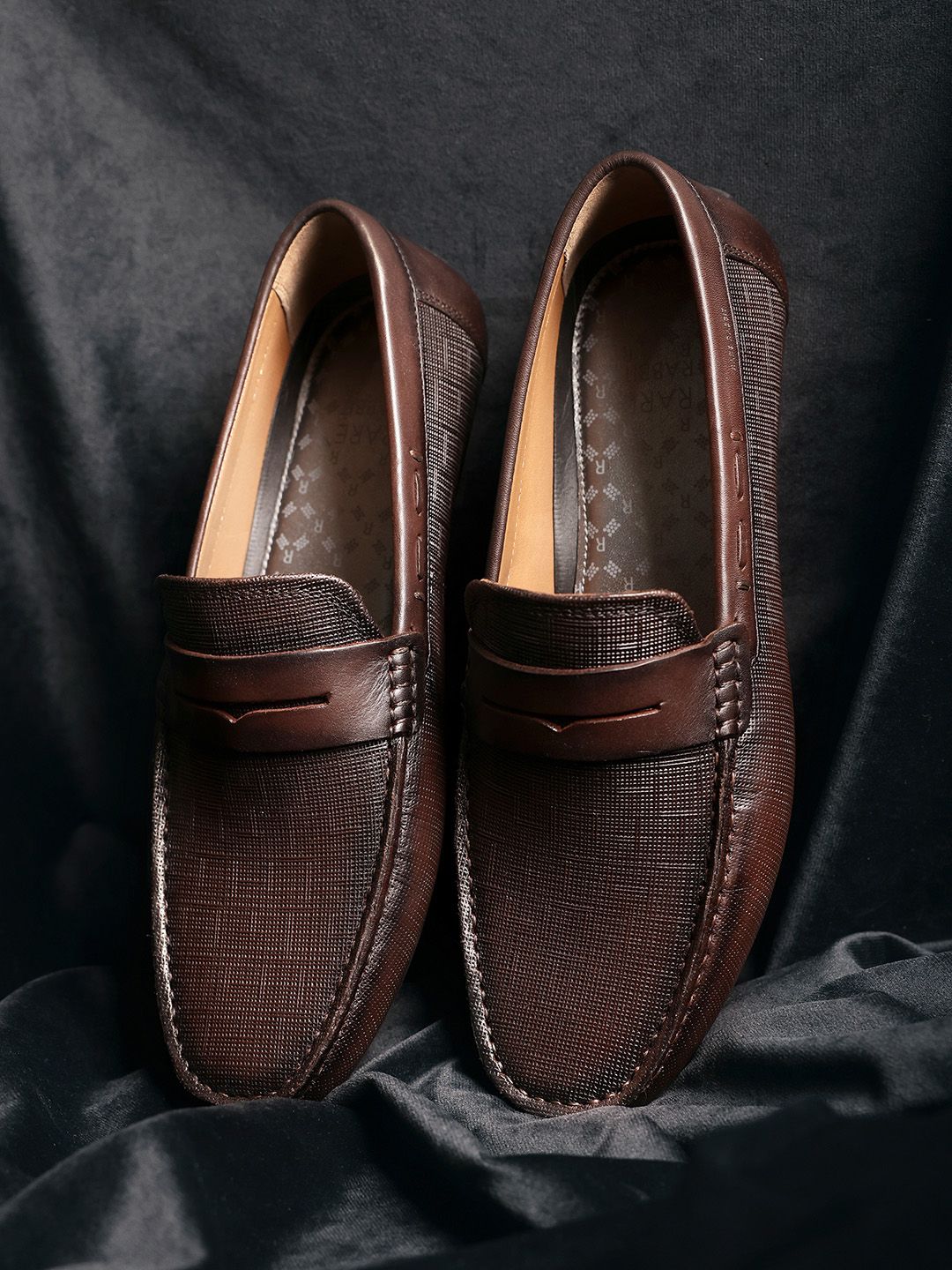 RARE RABBIT Men Saffian Textured Leather Formal Loafers-picture-22