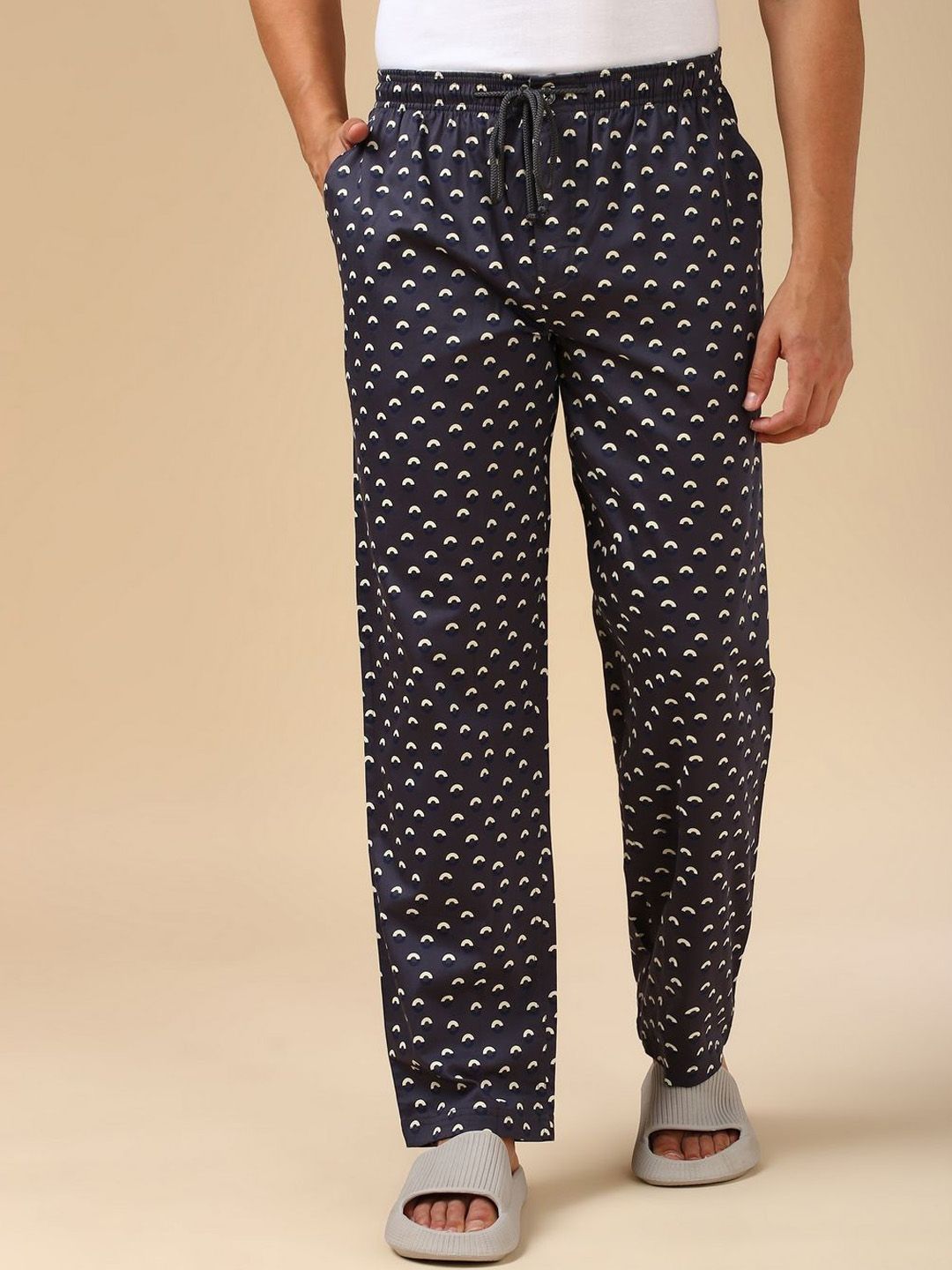 van heusen innerwear Van Heusen Men Printed Cotton Lounge Pant-picture-27