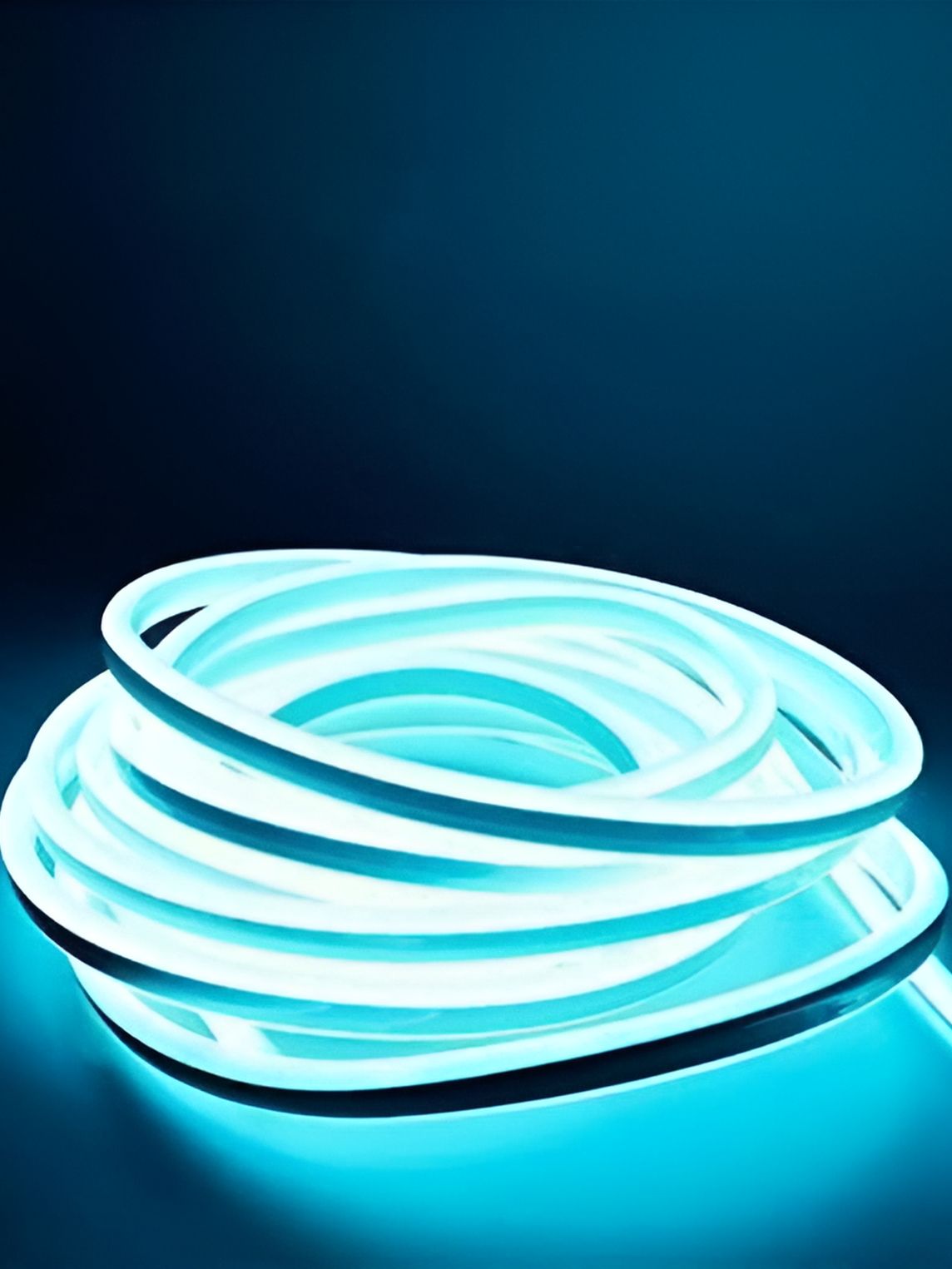 SPARK WORLD 600 Blue Rice Shaped Neon LED String Lights-image-48