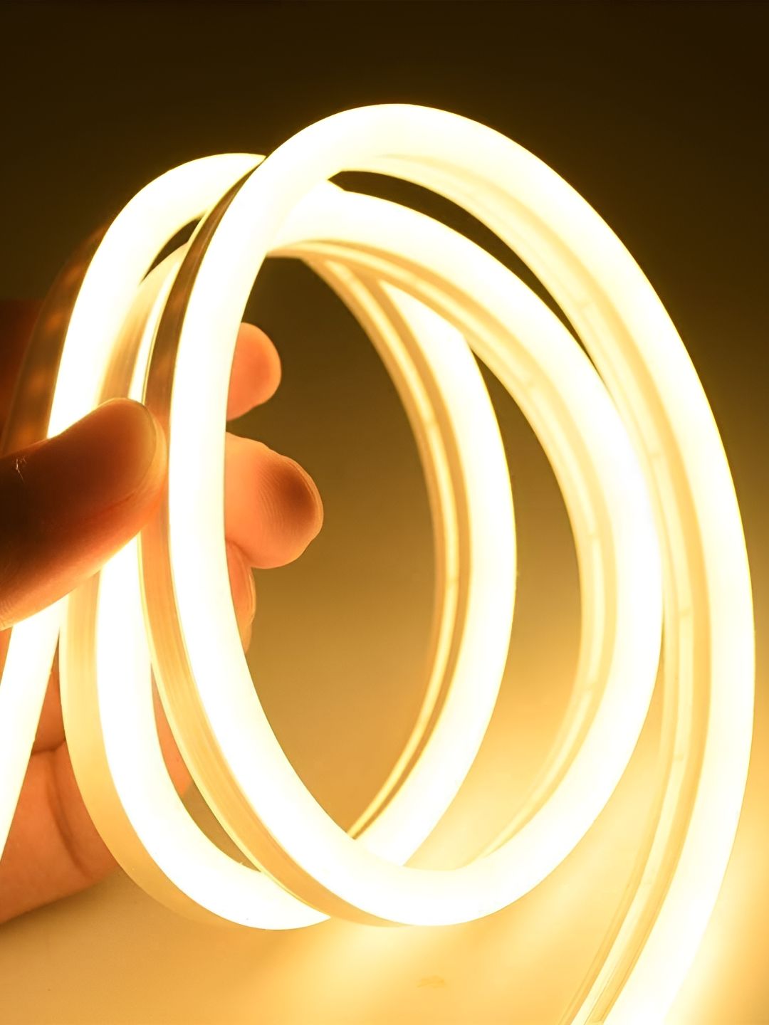 SPARK WORLD Yellow Rice Shaped LED Strip Lights