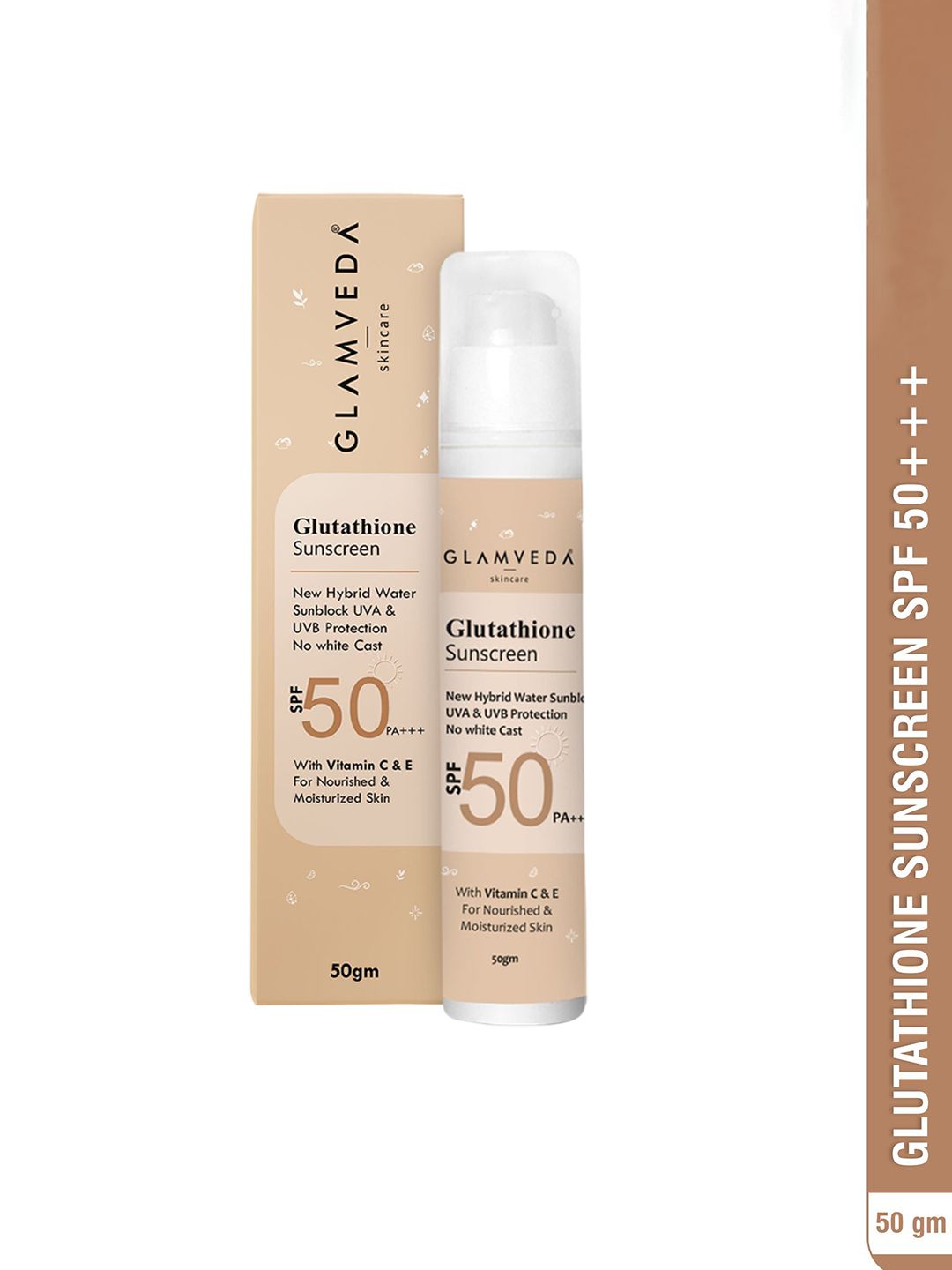 GLAMVEDA Glutathione & Vitamin C SPF 50 PA+++ Sunscreen - 50g-picture-21