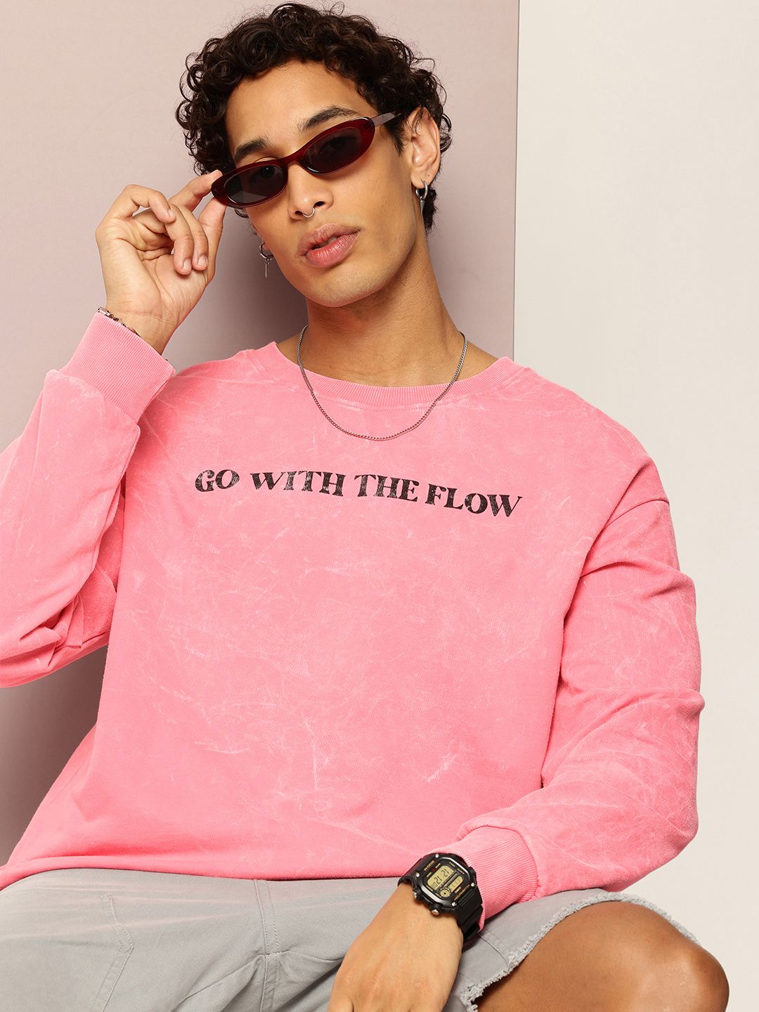 Kook N Keech Typography Printed Washed Effect Sweatshirt-picture-18
