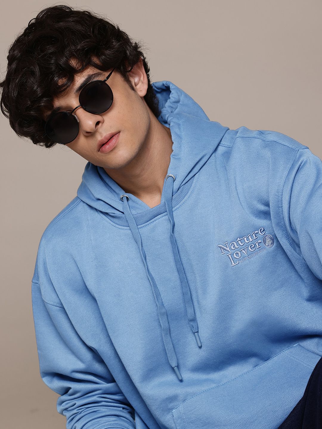 Roadster The Lifestyle Co. Oversized Fit Hooded Sweatshirt-picture-23