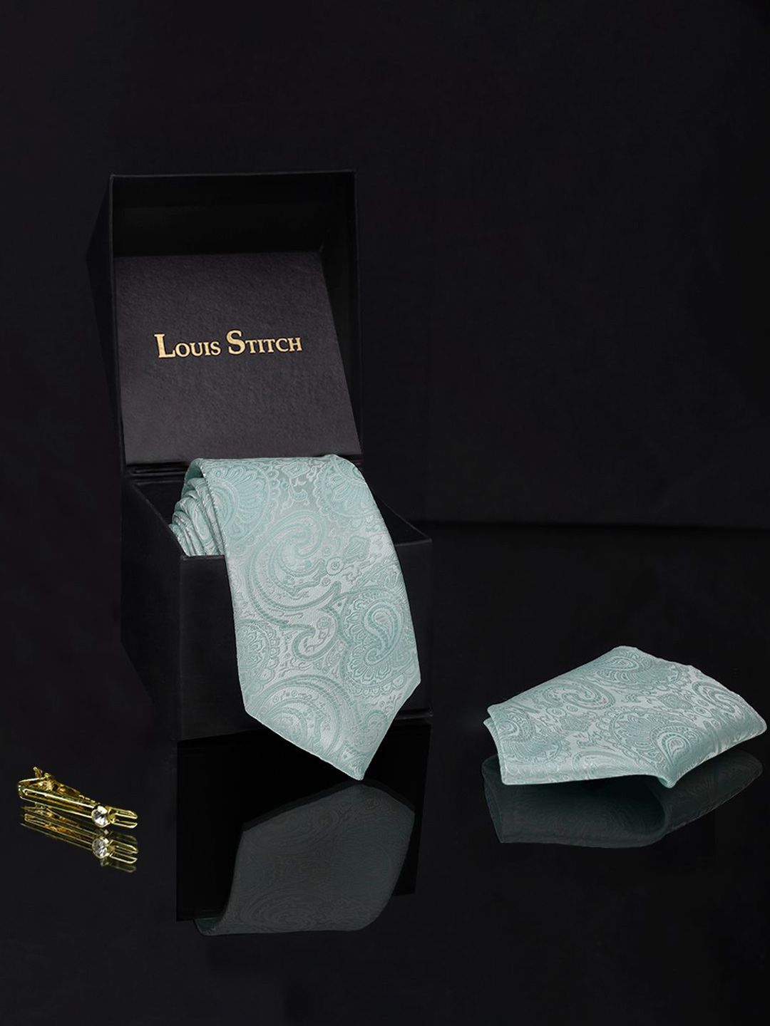 LOUIS STITCH Men Italian Silk Necktie Accessory Gift Set-picture-49