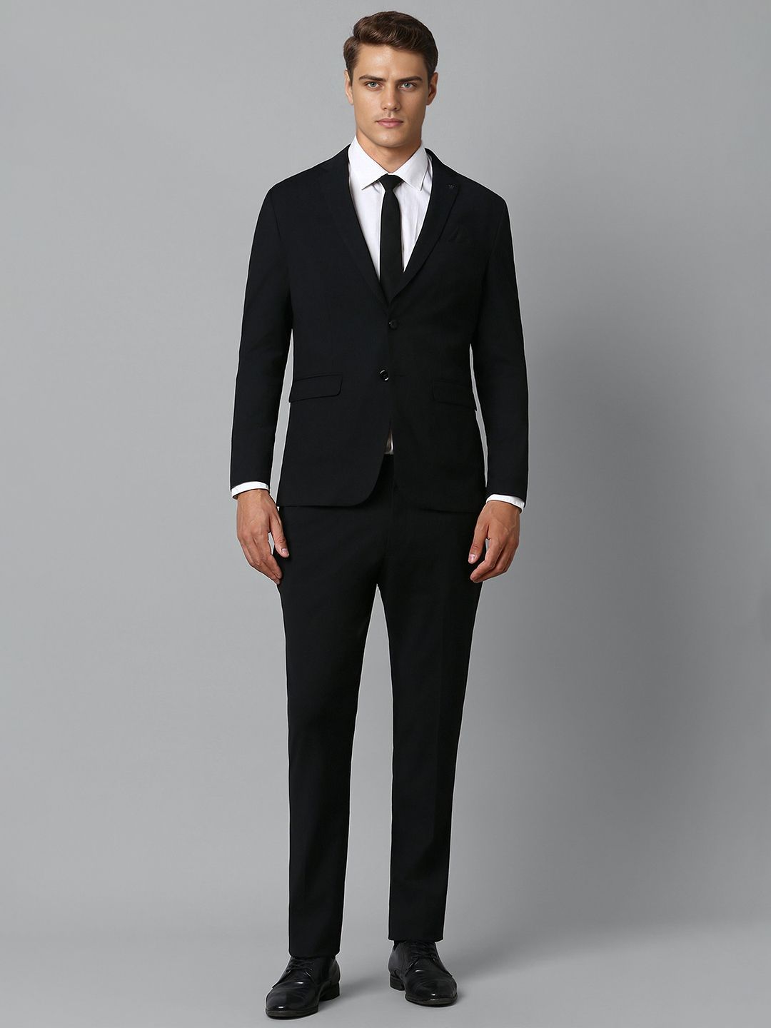 Louis Philippe Single-Breasted 2-Piece Slim Fit Formal Suit-picture-15