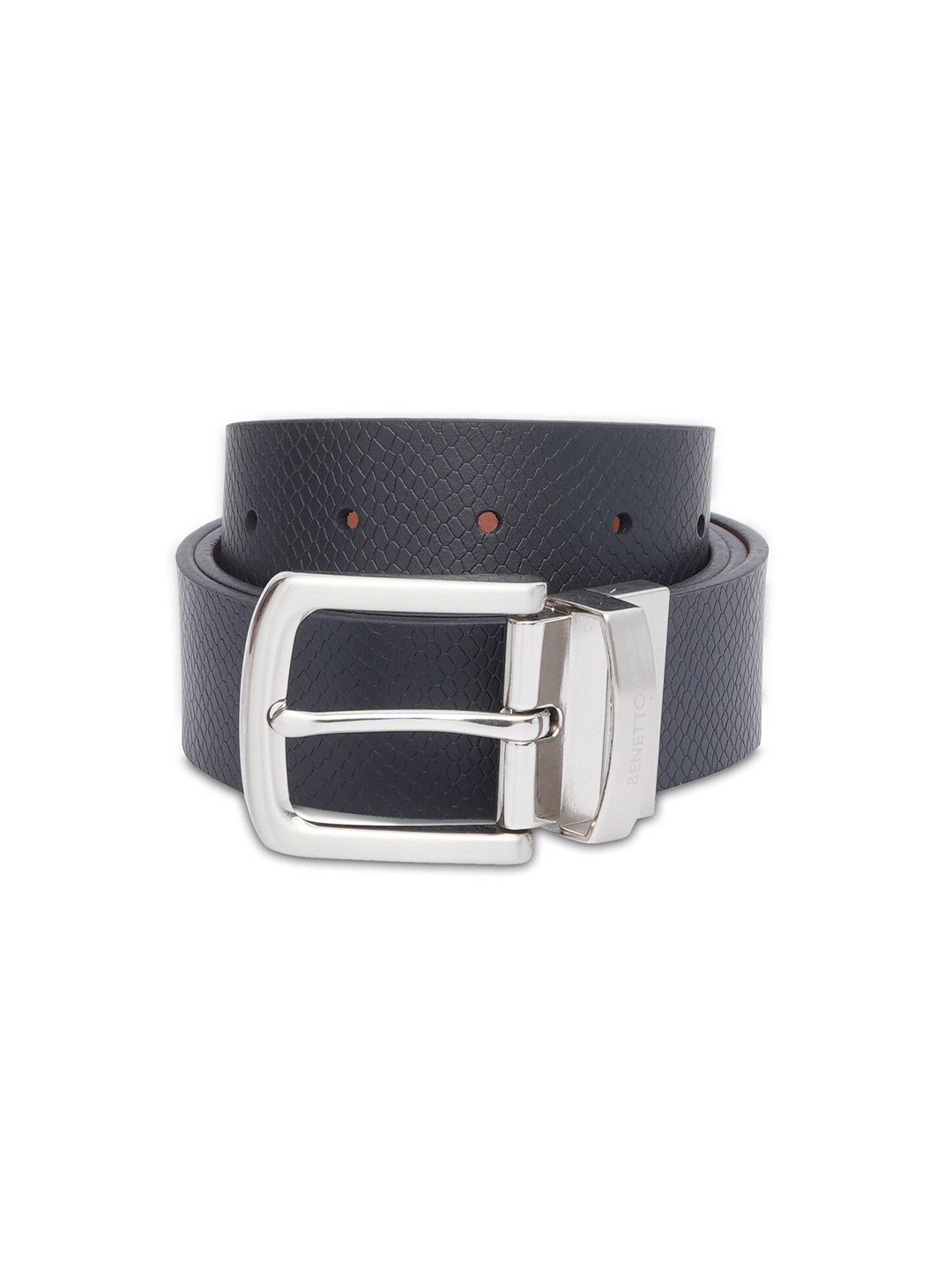United Colors of Benetton Men Leather Reversible Belt-image-5