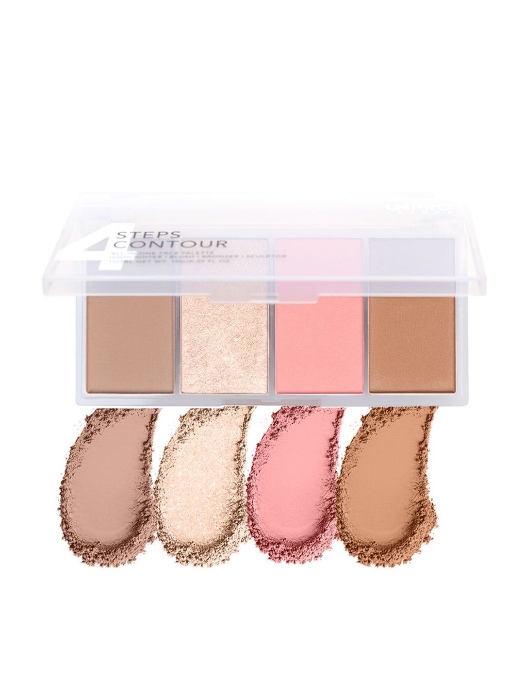LN PRO London 4 Steps Contour Makeup Kit - 3.5g - Neutral Warm 102-picture-47