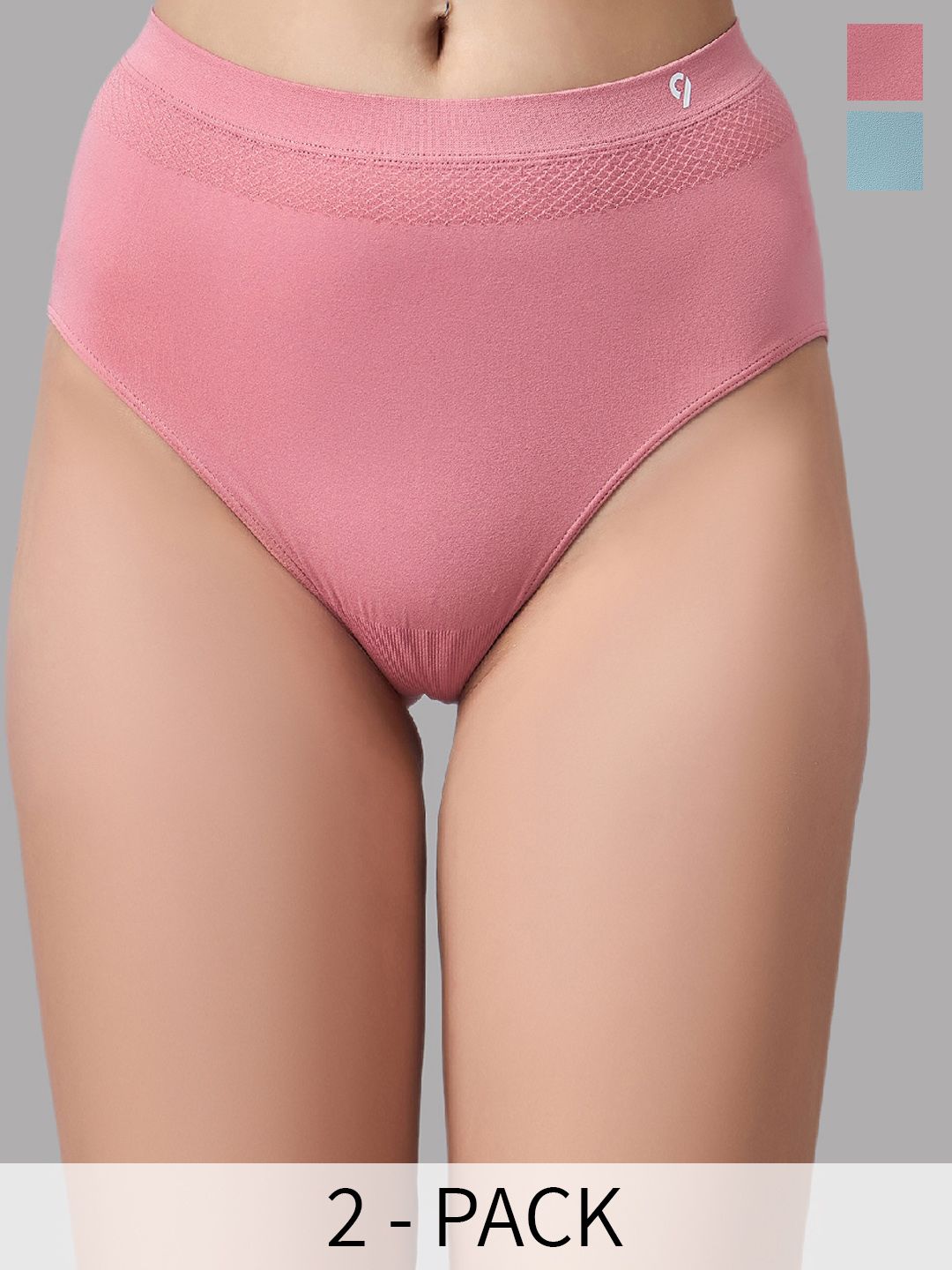 C9 AIRWEAR Pack Of 2 High Rise Seamless Hipster Briefs-picture-22
