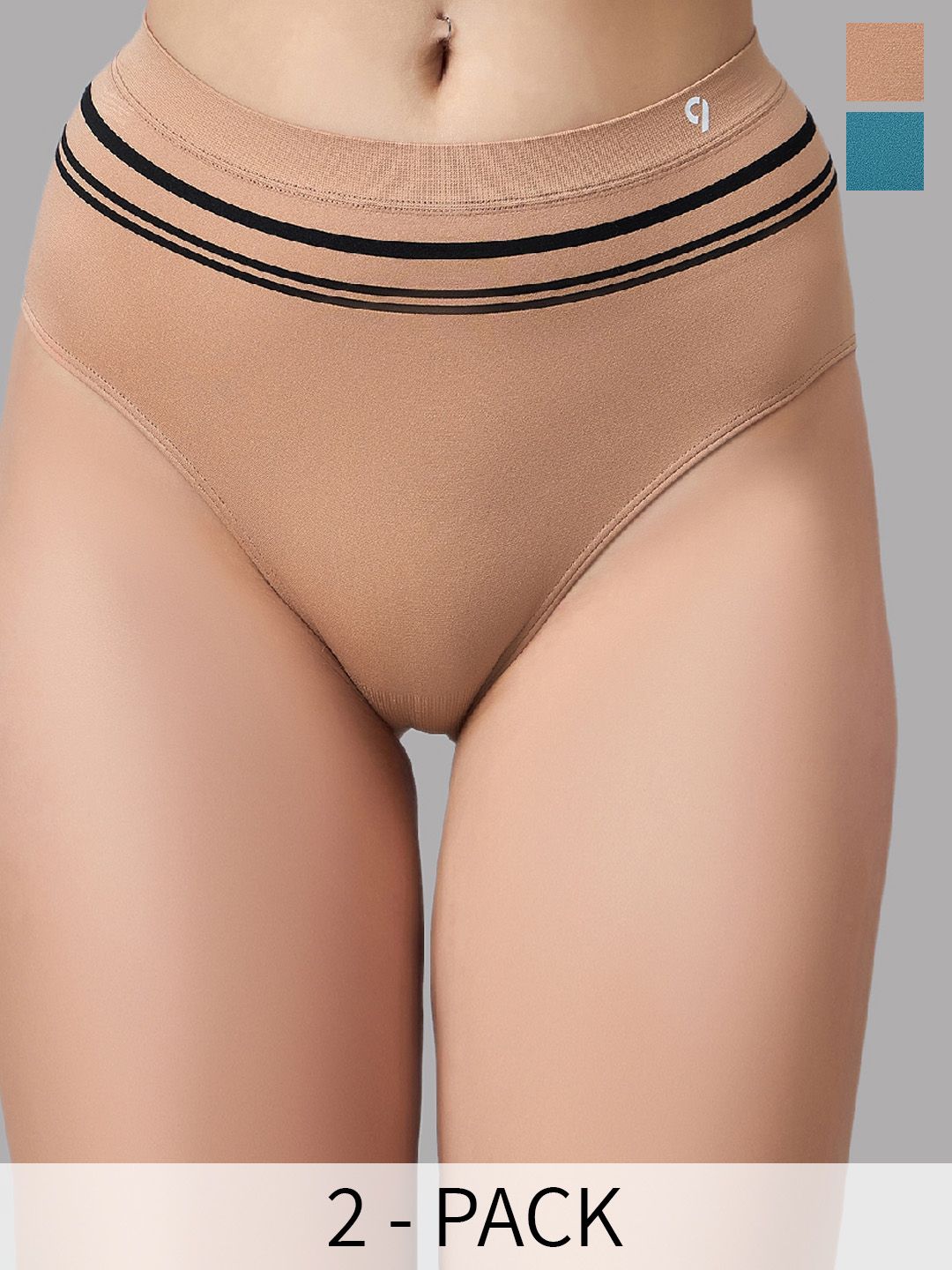 C9 AIRWEAR Pack Of 2 High-Rise Hipster Briefs-image-22