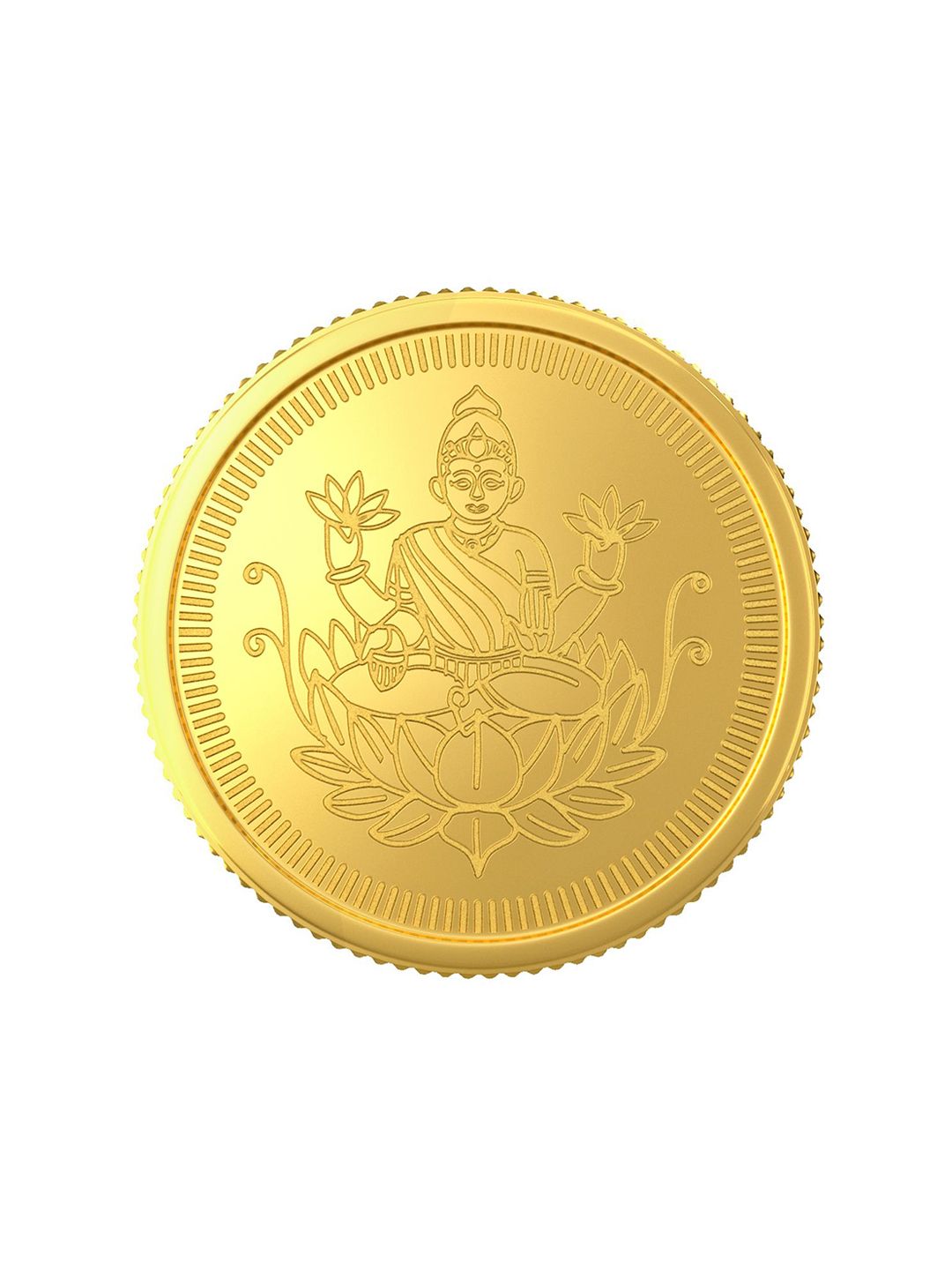 Joyalukkas Lakshmi 22KT Gold Coin-1gm