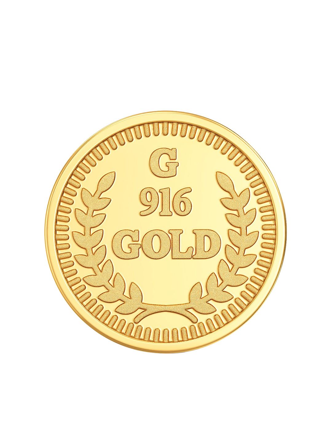Joyalukkas Leaf Design 22KT Gold Coin-4gm-picture-34