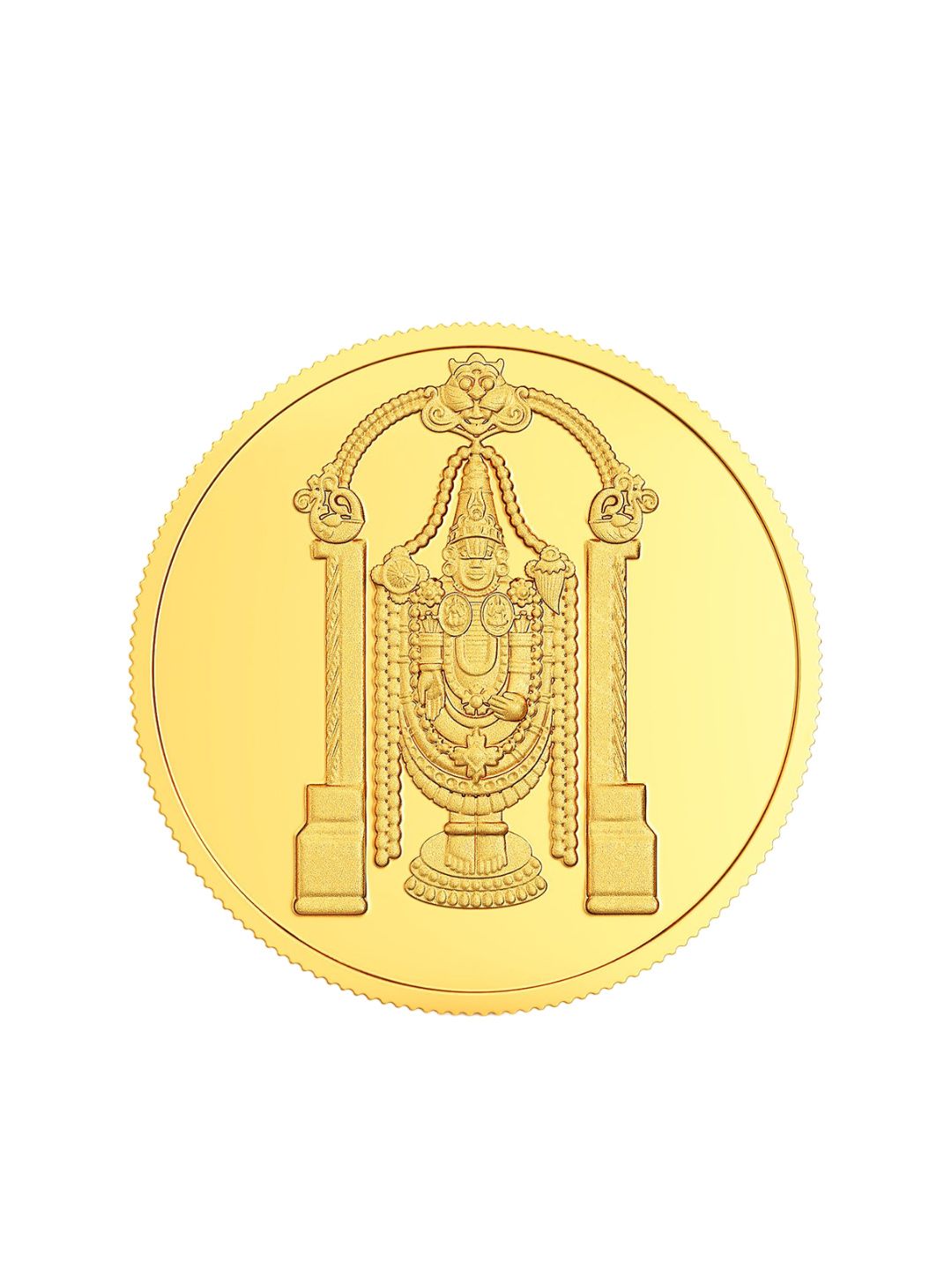 Joyalukkas Tirupati Balaji 22KT Gold Coin-4gm