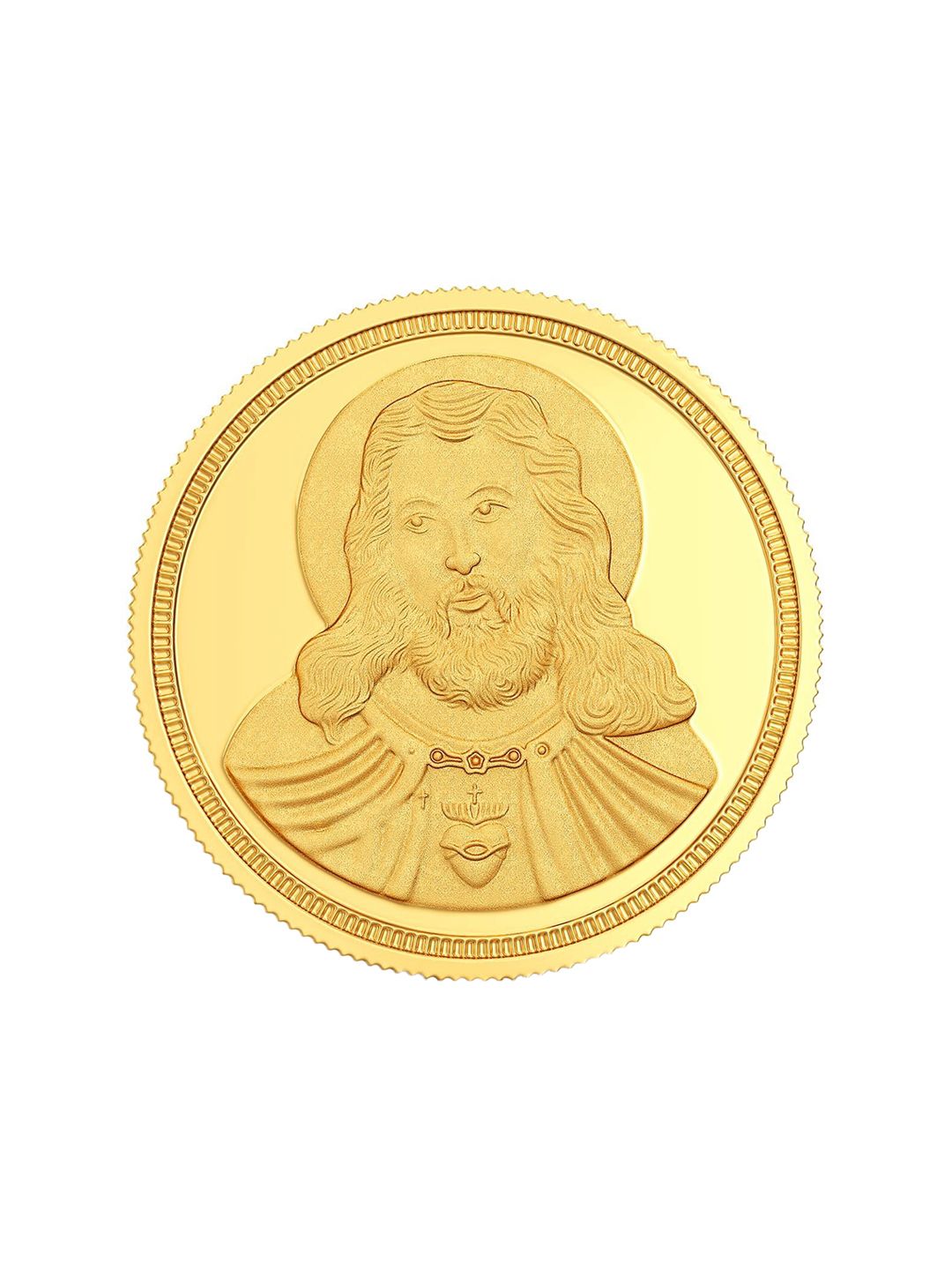 Joyalukkas Jesus Christ 22KT Gold Coin-2gm