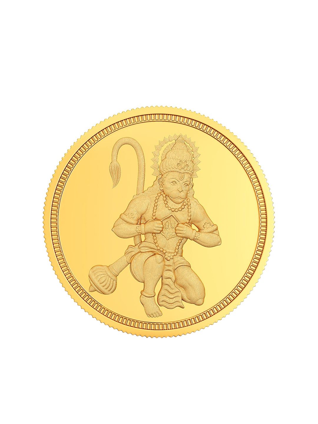 Joyalukkas Lord Hanuman 22KT Gold Coin-4gm