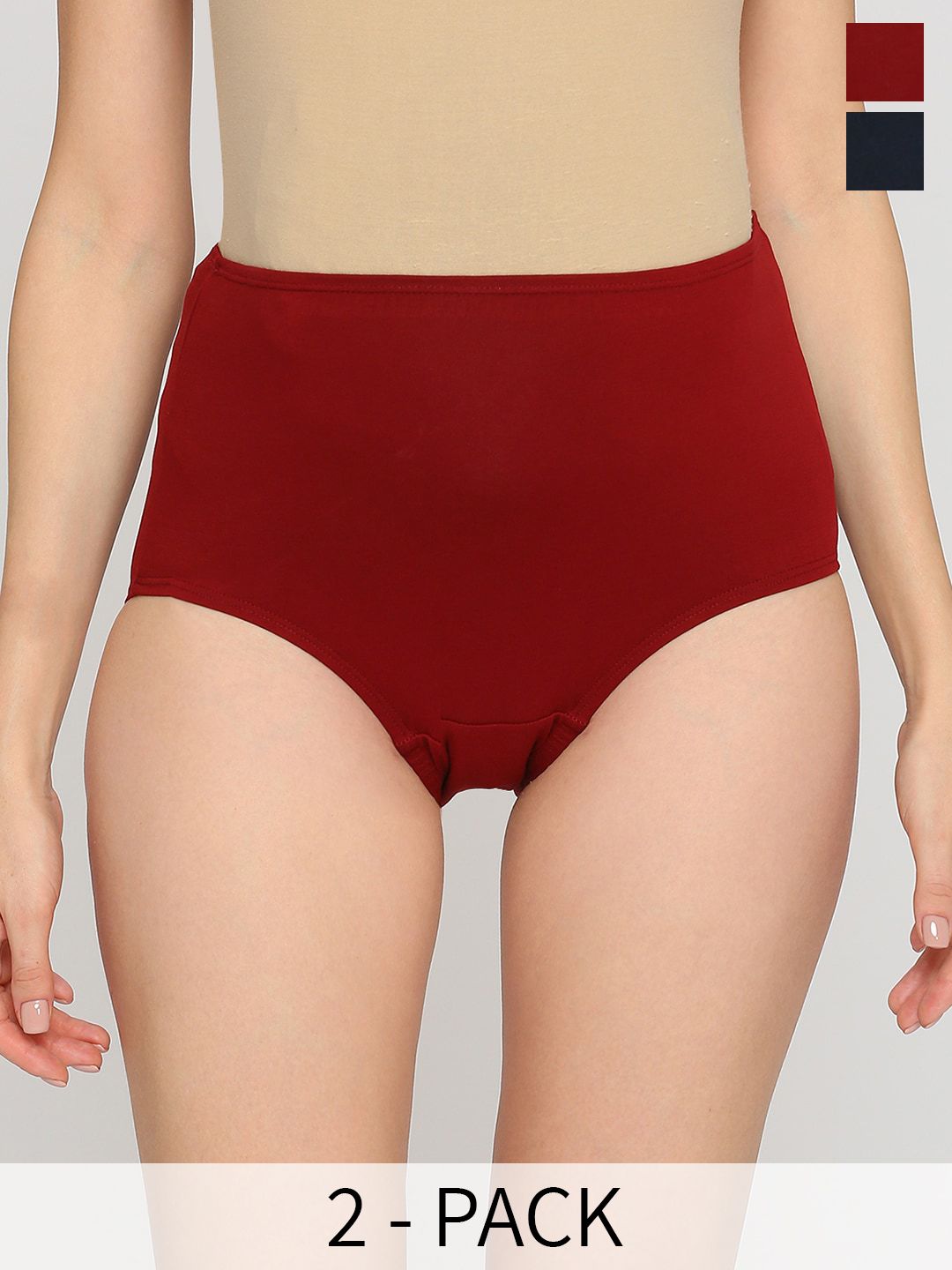 Evamomies Pack Of 2 High-Rise Cotton Maternity Briefs-picture-55