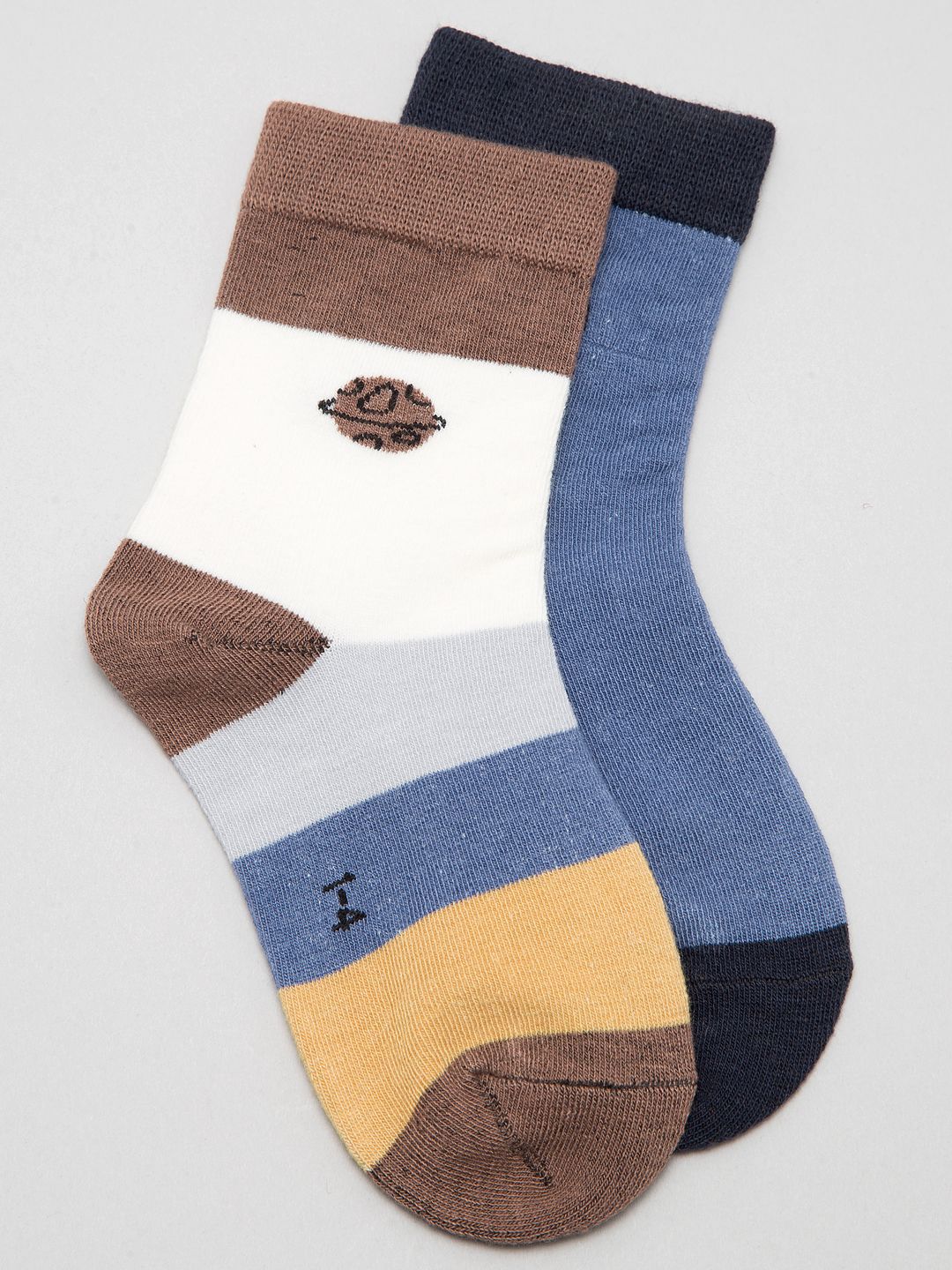 J Style Kids Pack of 2 Patterned Above Ankle Length Socks-picture-12