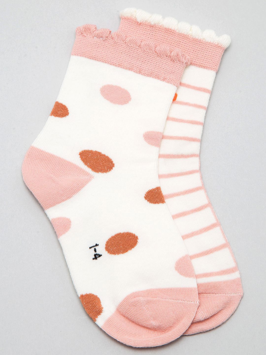 J Style Kids Pack of 2 Patterned Above Ankle Length Socks-picture-11