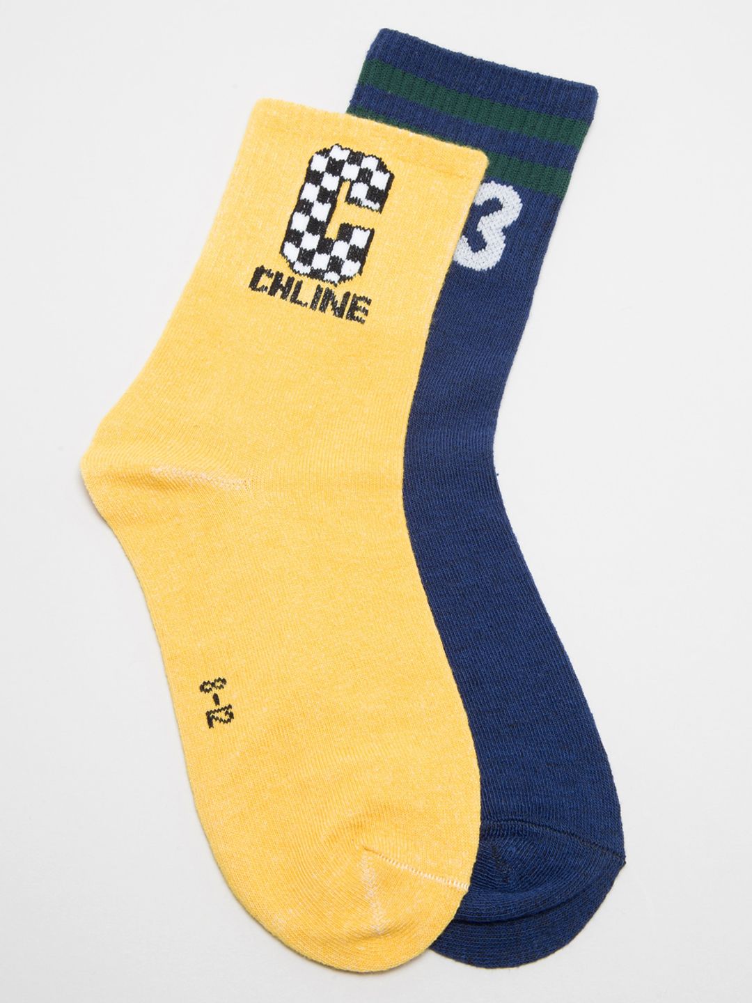 J Style Kids Pack of 2 Patterned Ankle Length Socks-picture-41