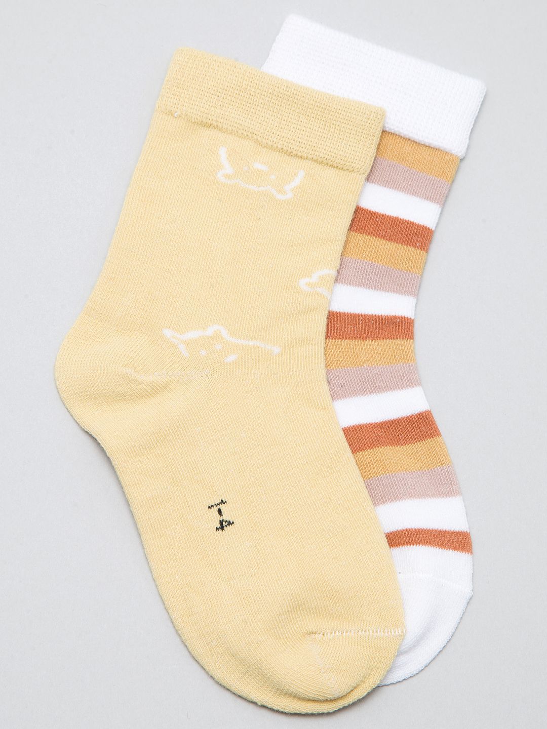 J Style Kids Pack of 2 Patterned Ankle Length Socks-picture-57