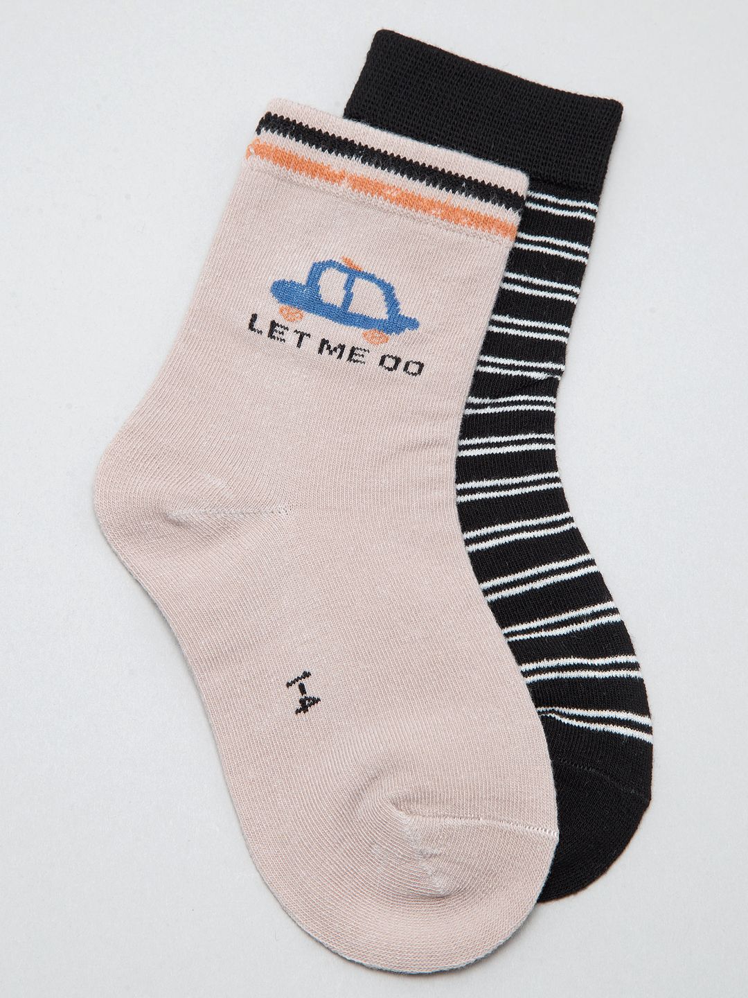 J Style Kids Pack of 2 Patterned Ankle Length Socks-picture-17