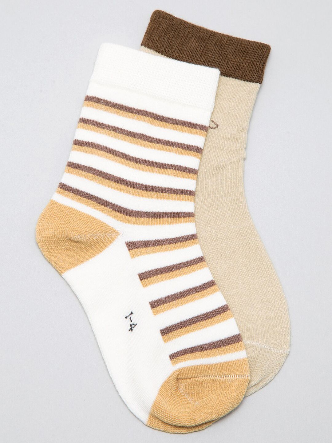 J Style Kids Pack of 2 Patterned Ankle Length Socks-picture-30