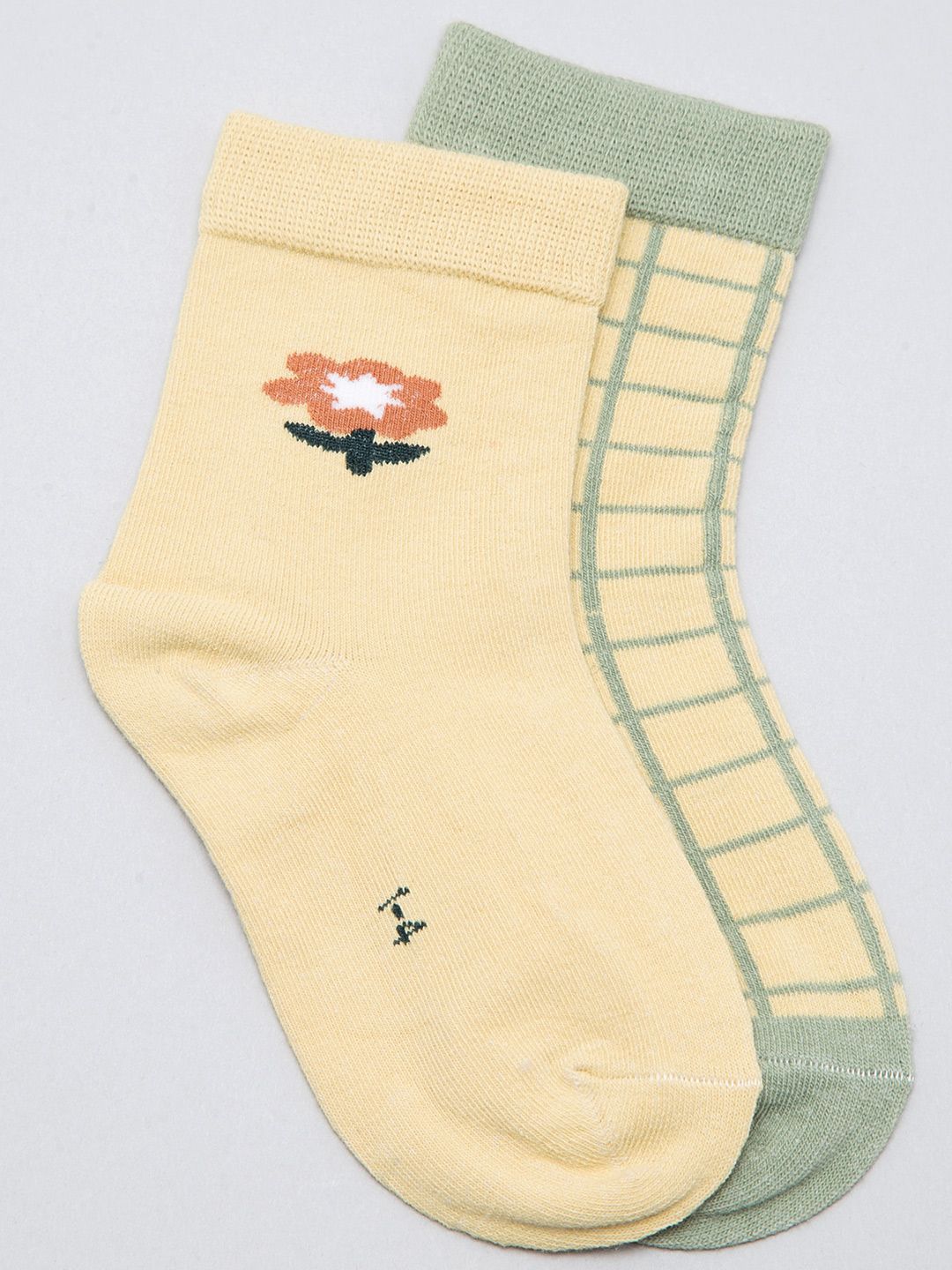 J Style Kids Pack of 2 Patterned Ankle Length Socks-picture-24