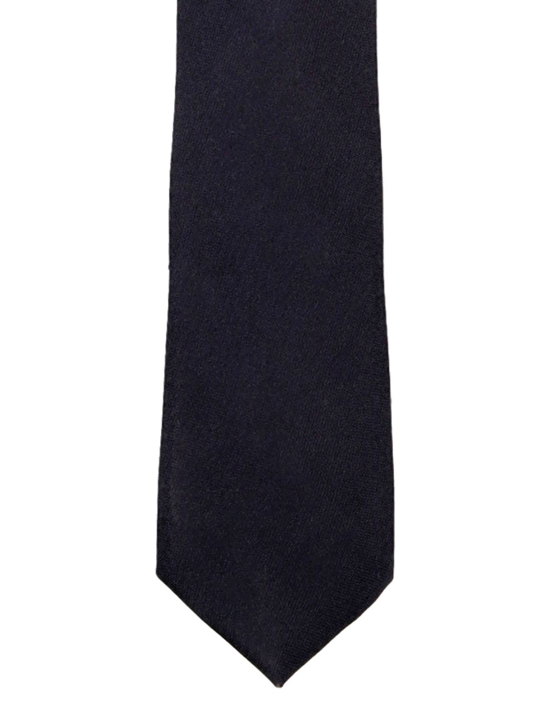 Blacksmith Men Black Solid Skinny Tie-picture-17
